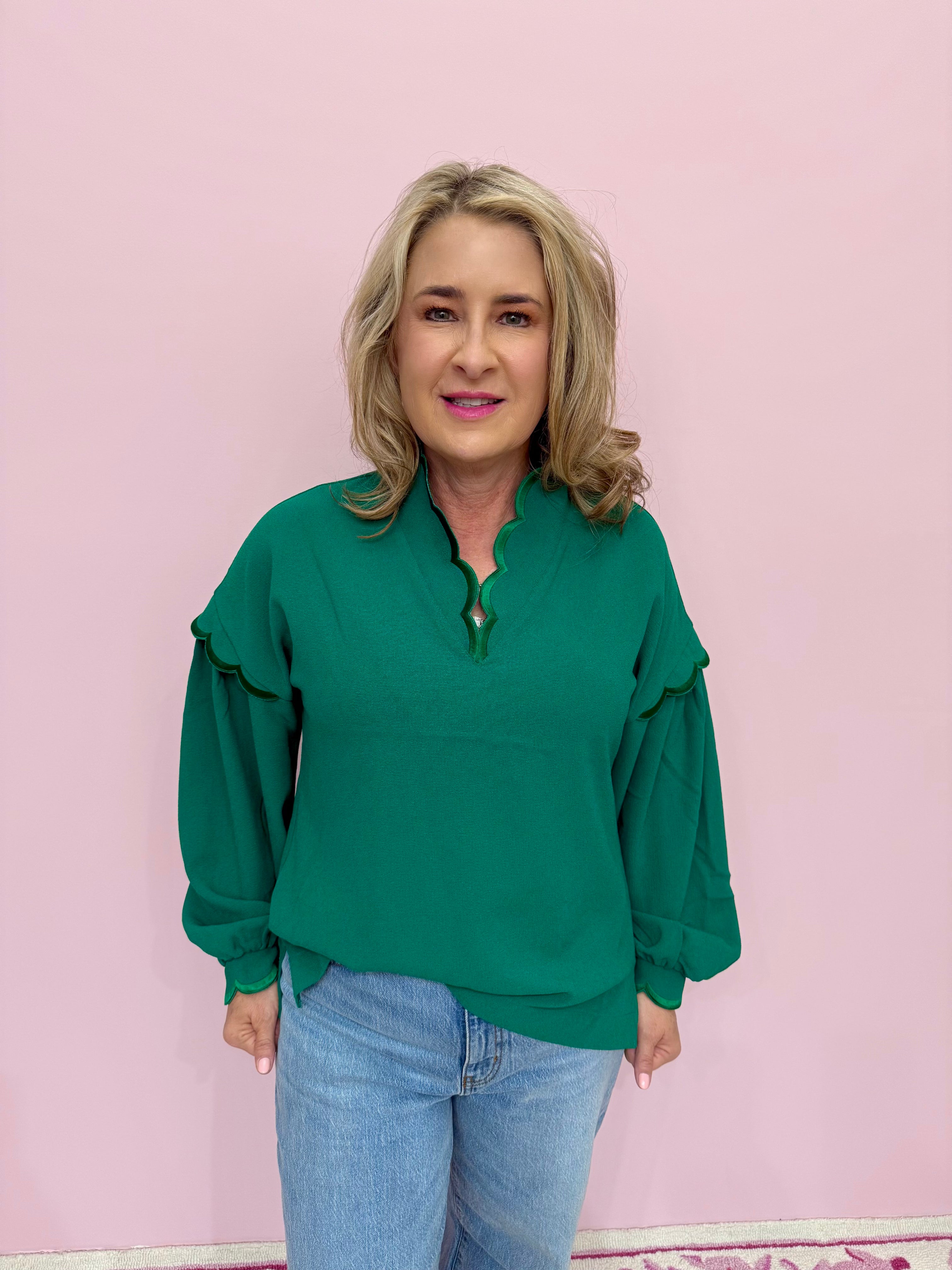 Green Orchid Top - Emily McCarthy