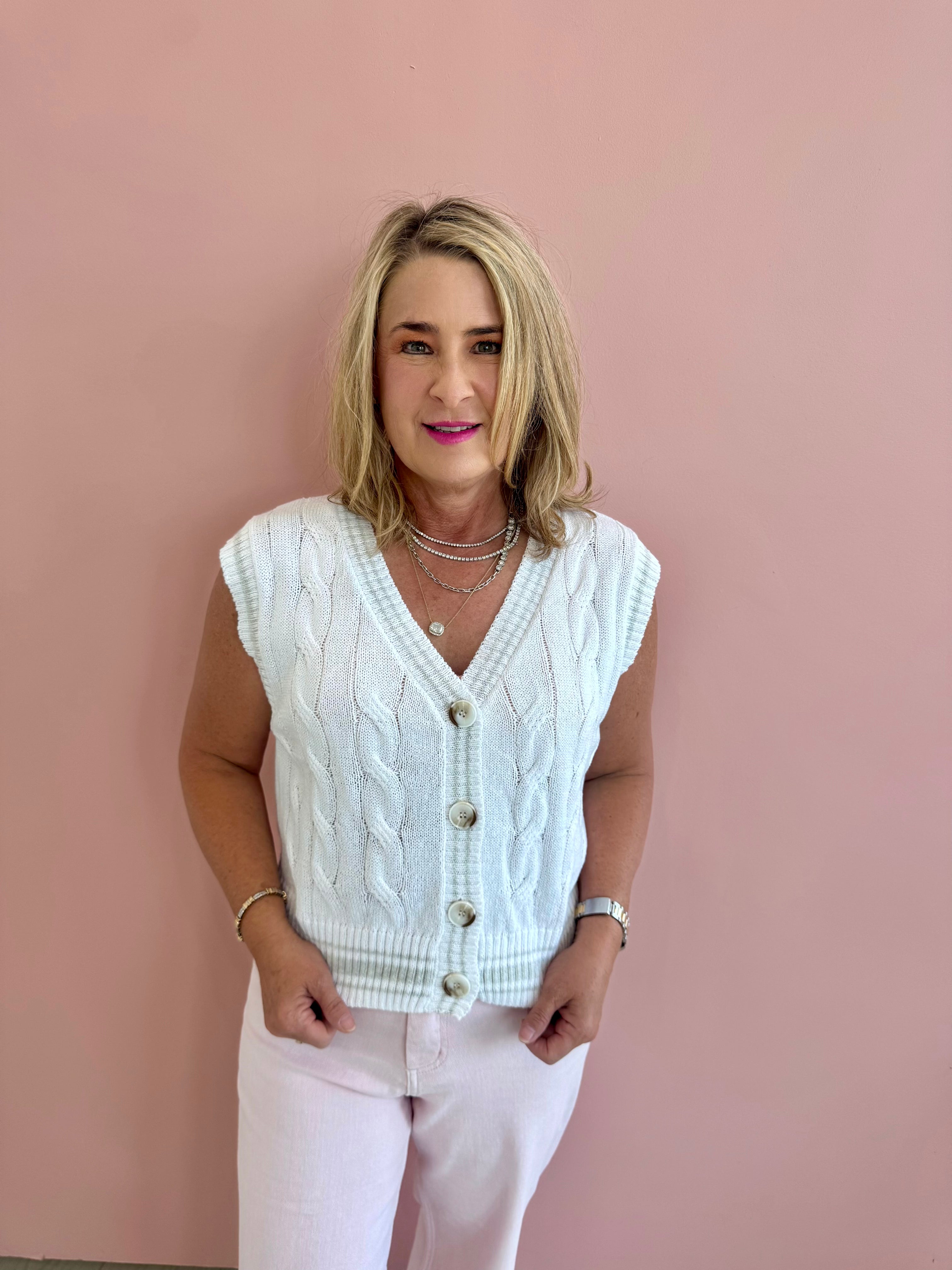 Fairway Knit Vest