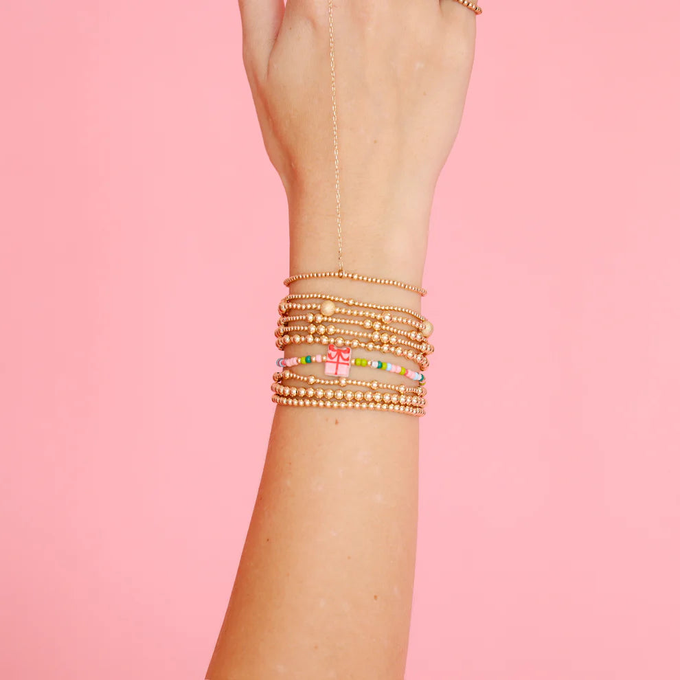 Holiday Gift Sprinkle Bracelet - Beaded Blondes