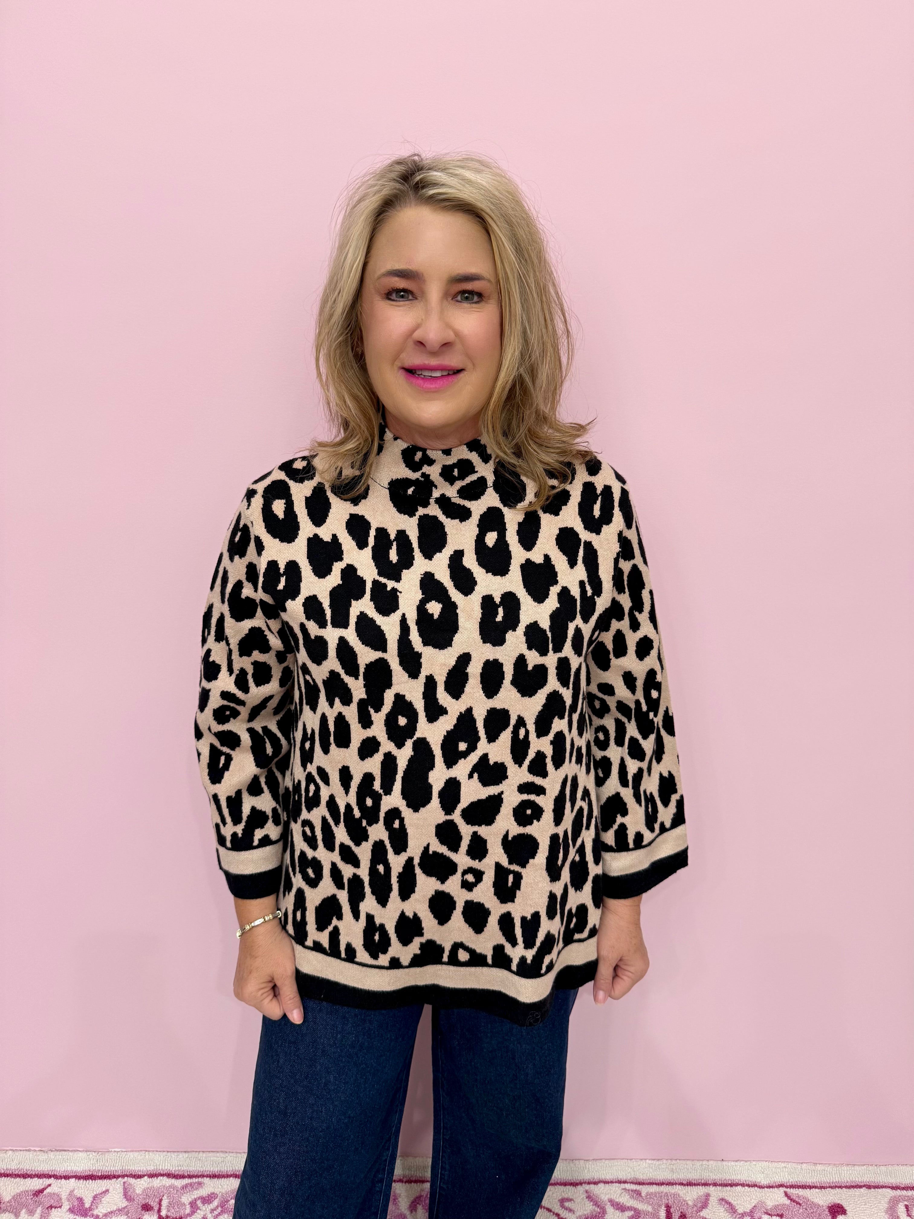 Nikki Leopard Sweater