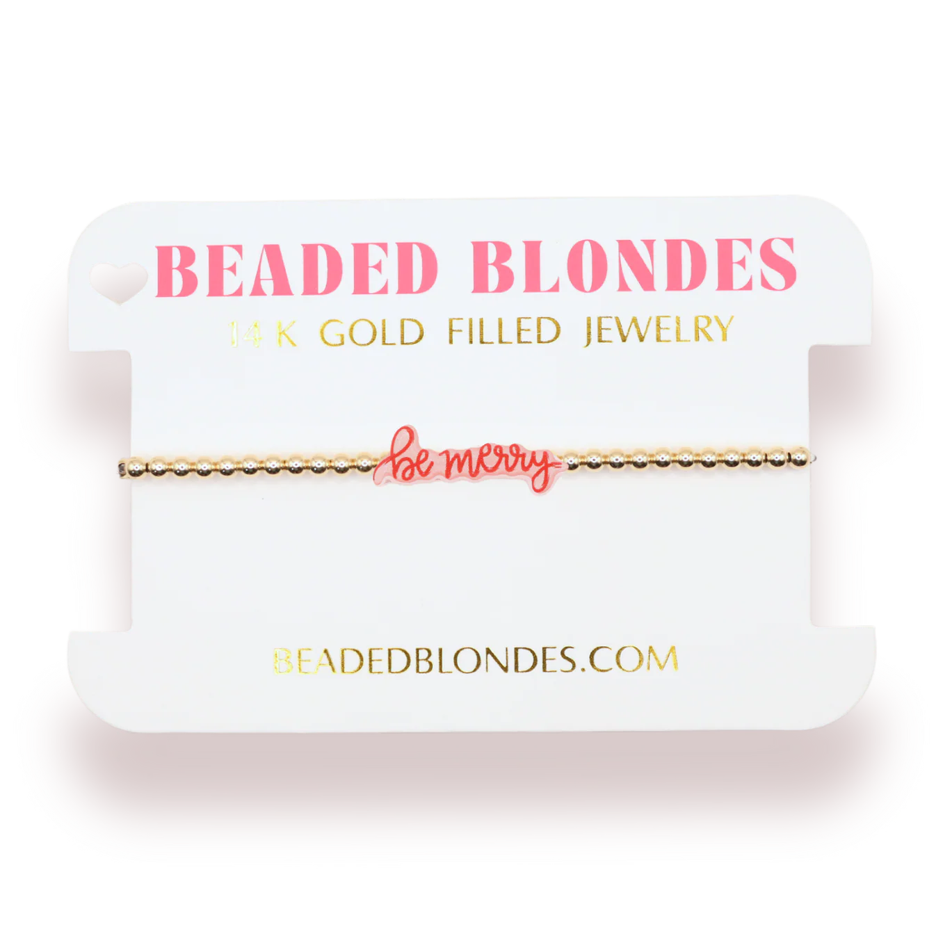Be Merry Bracelet - Beaded Blondes