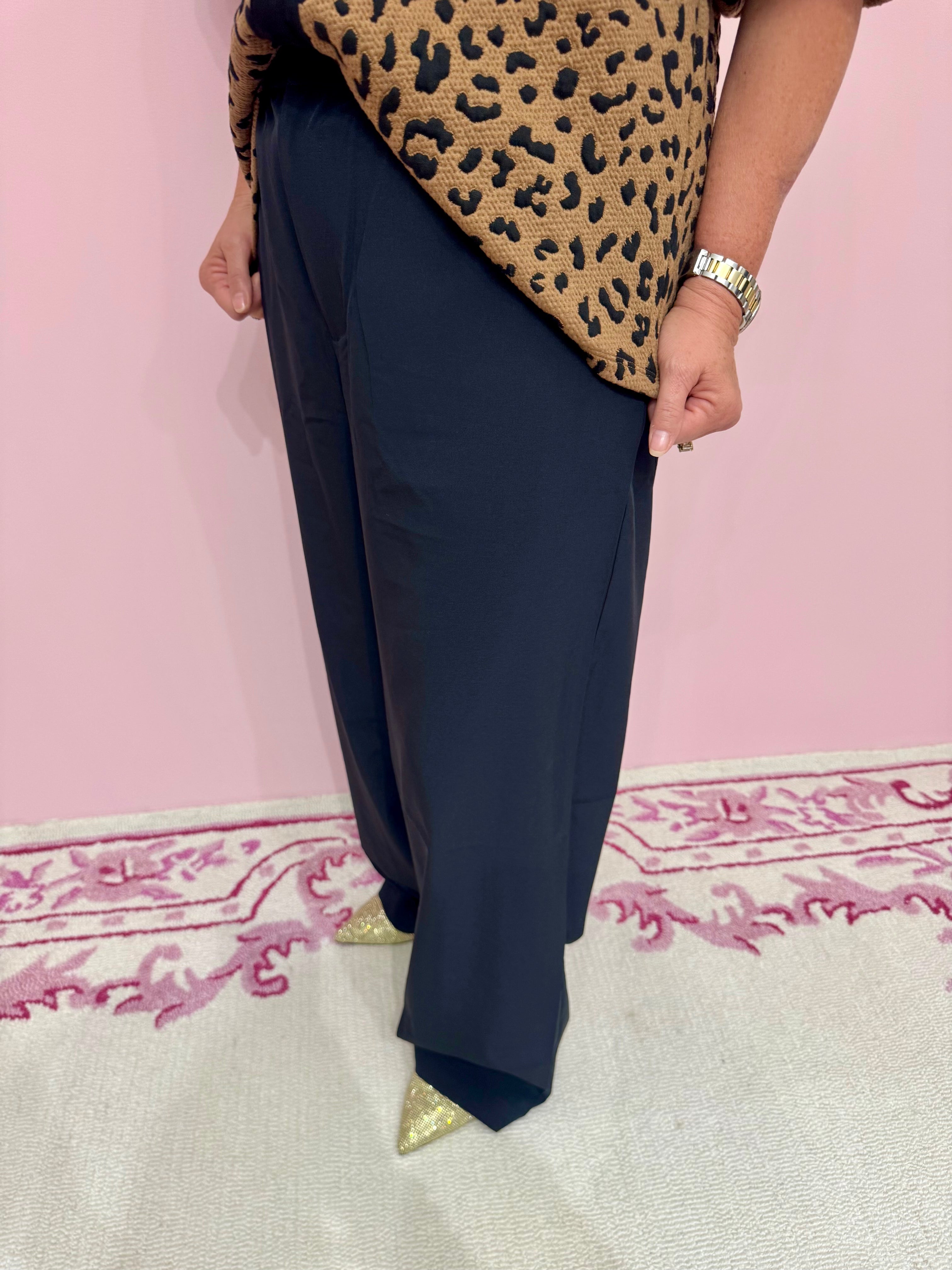 Kayson Wide Leg Black