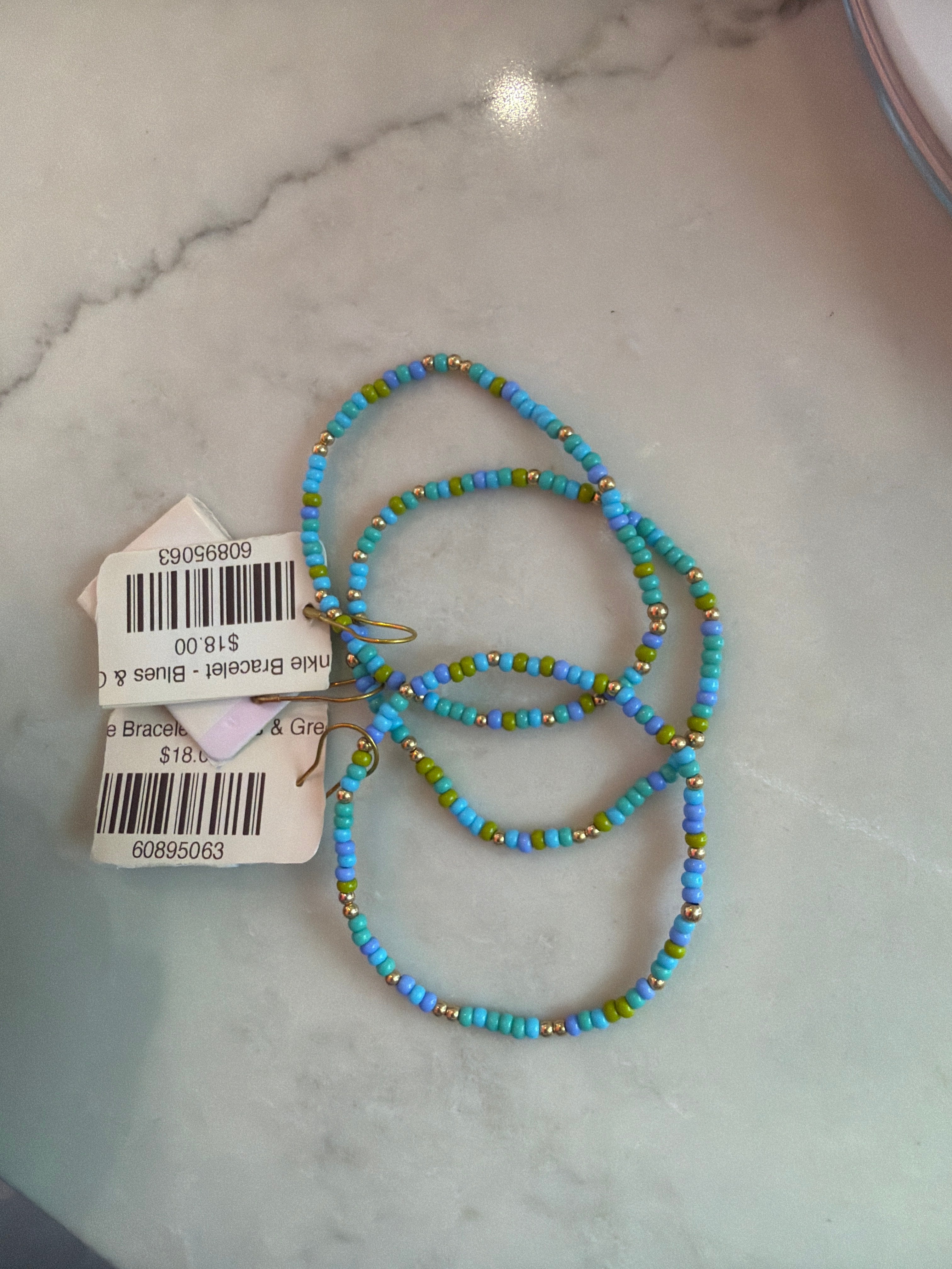 Sprinkle Bracelet - Blues & Green