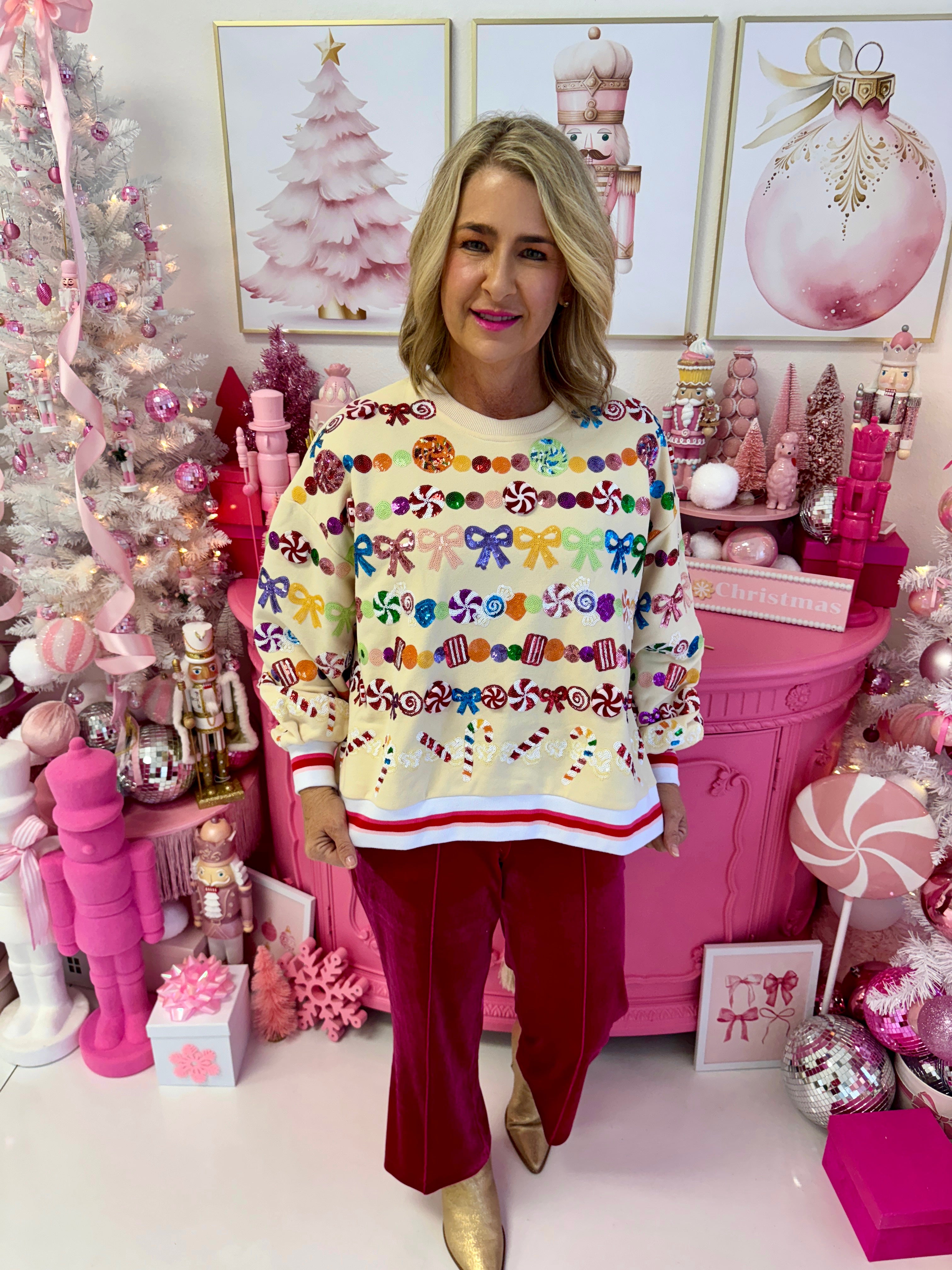 Candy Garland Sweatshirt