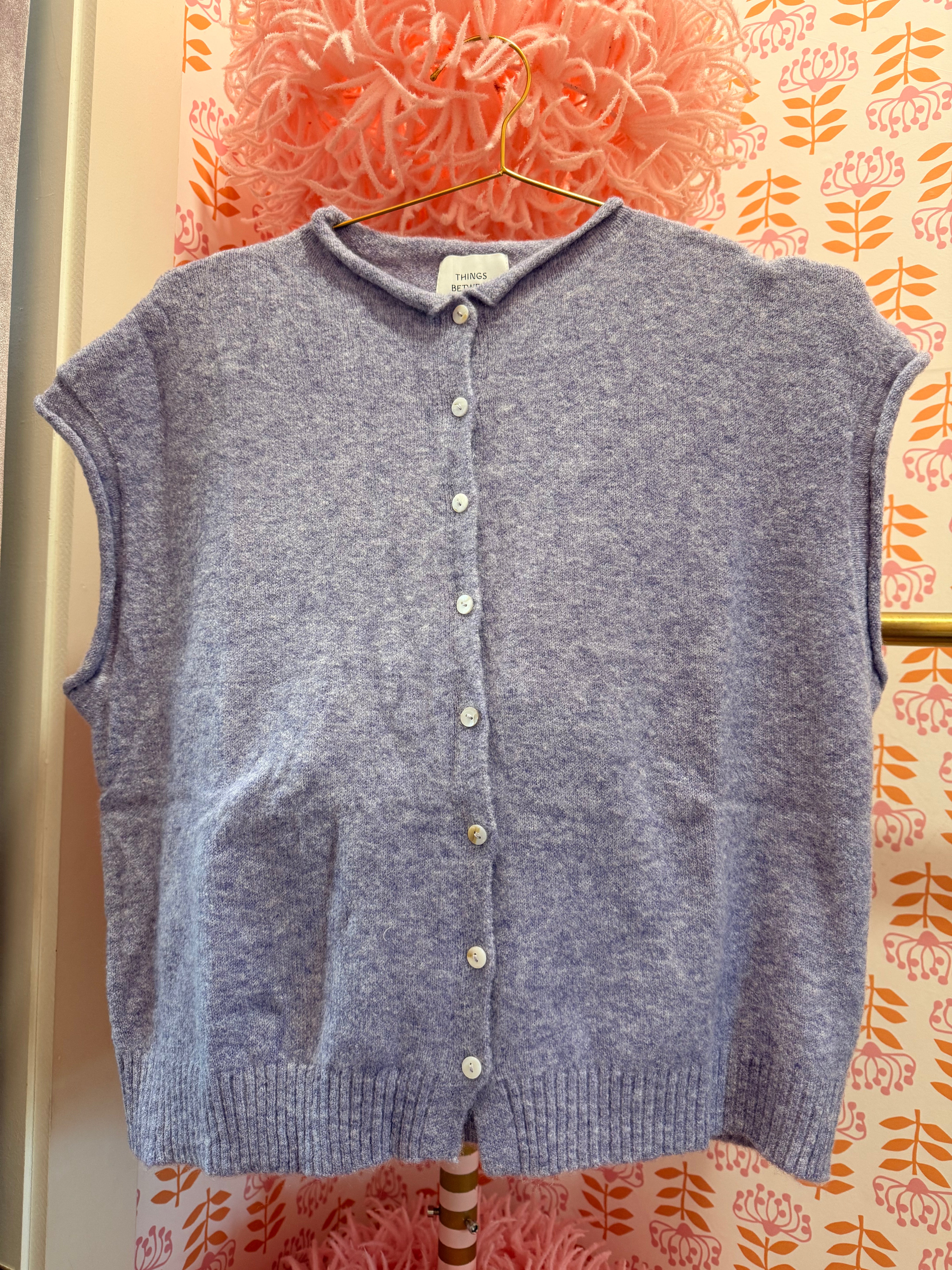 Sweater Vest Cardigan