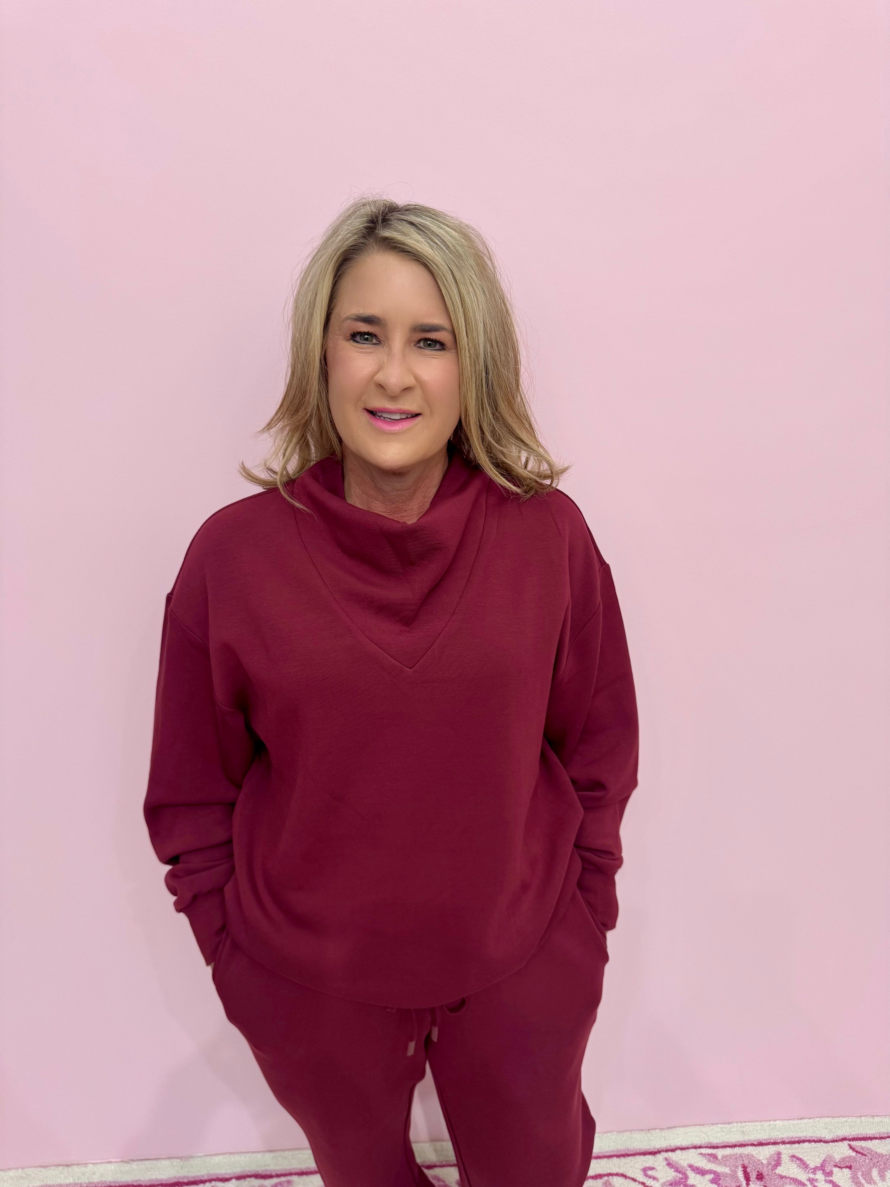 Betsy Sweat New Maroon