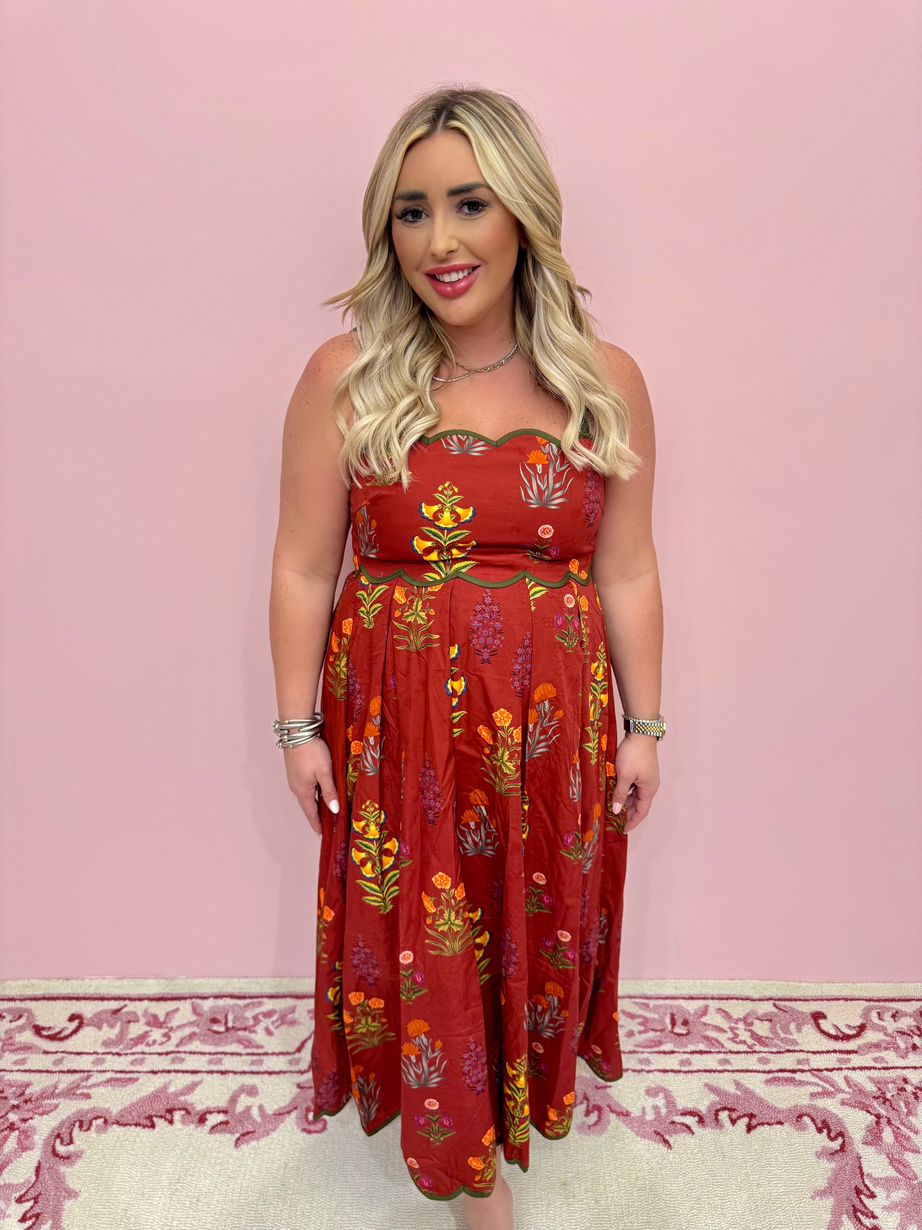 Darcy Floral Midi Dress