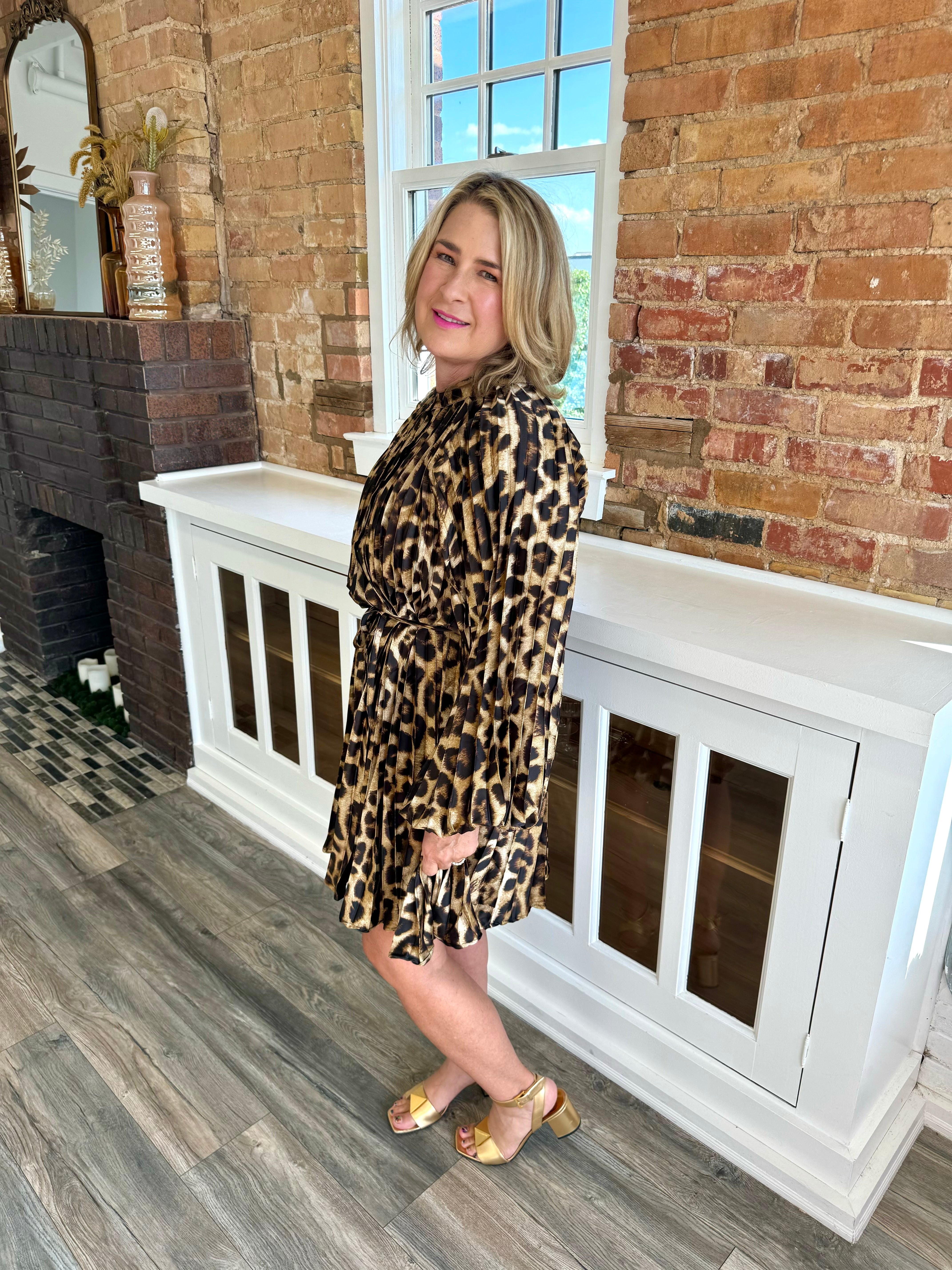 Leopard Swing Dress