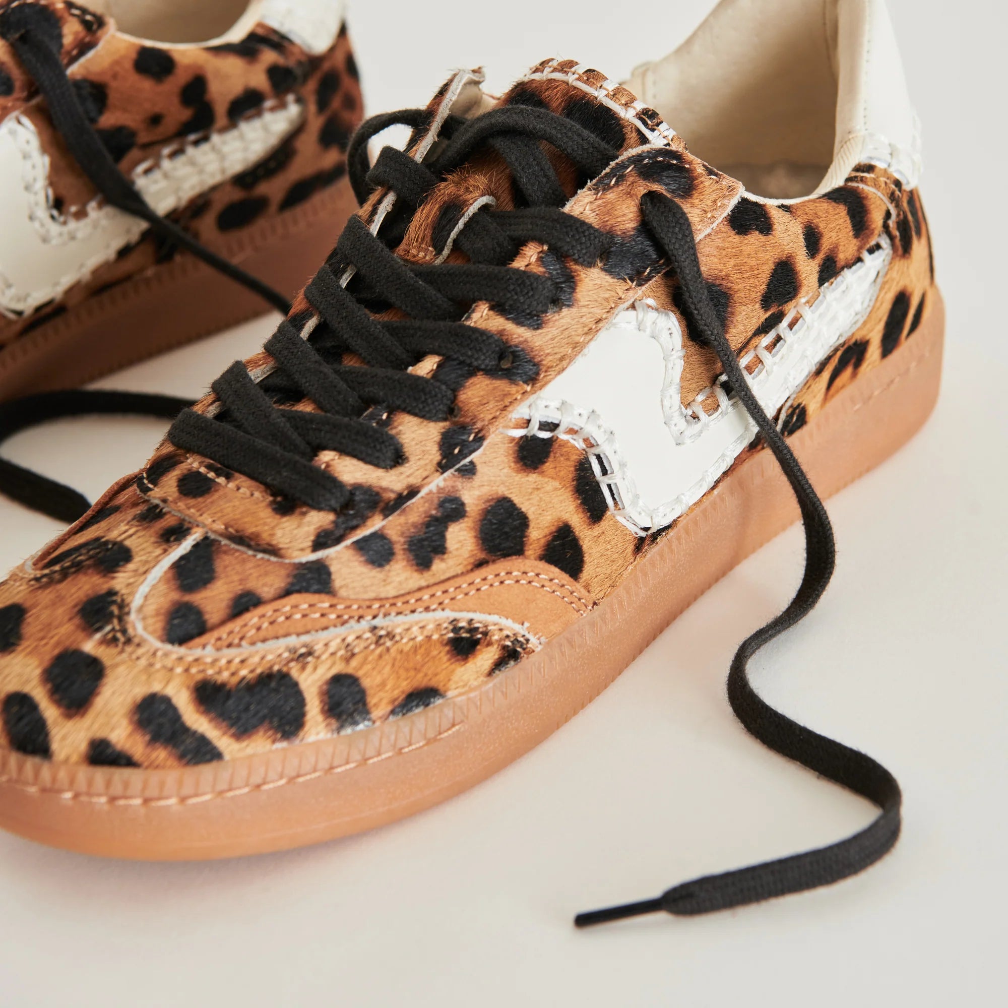 Leopard Calf Hair Sneaker