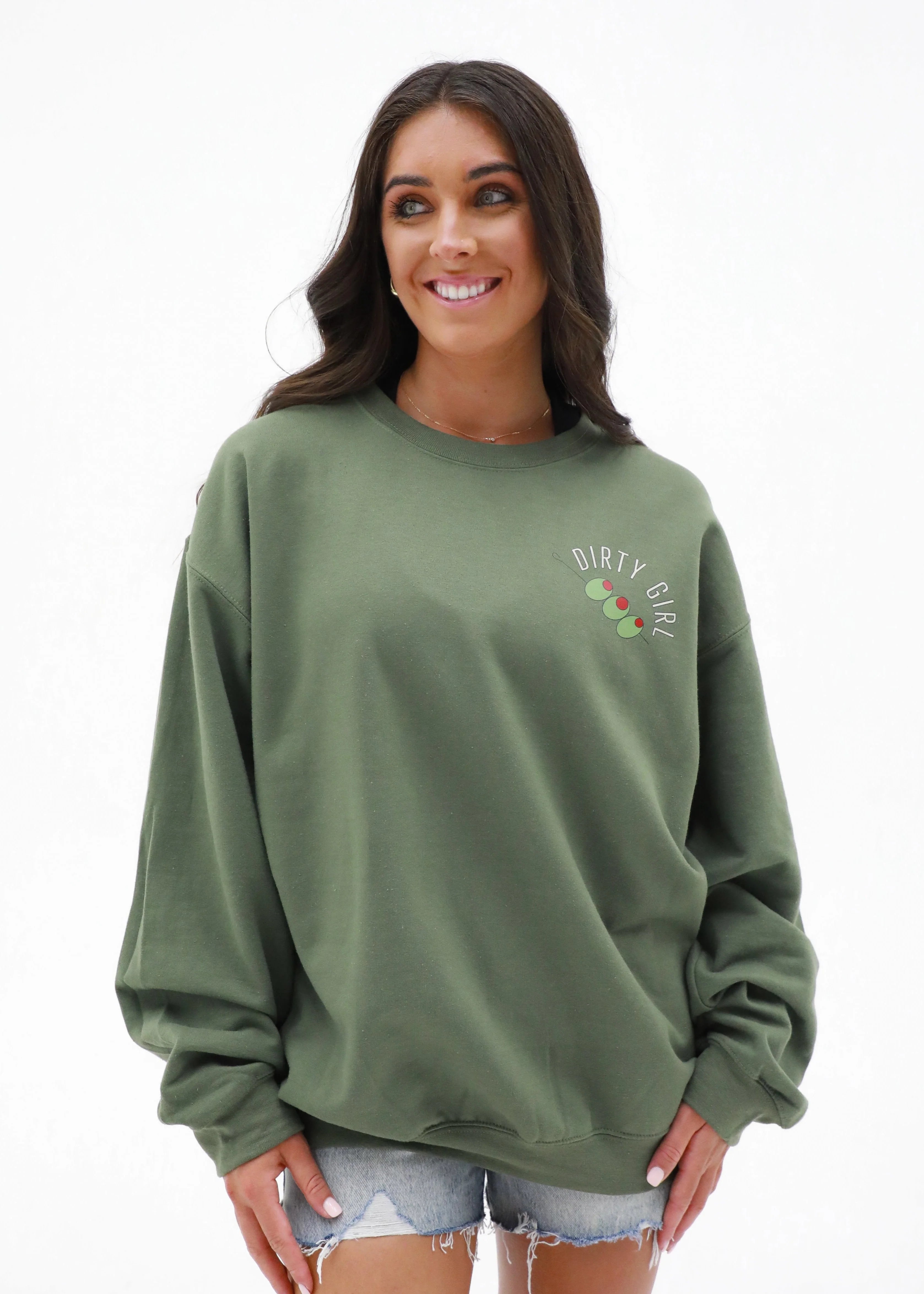 Dirty Girl Martini Crewneck