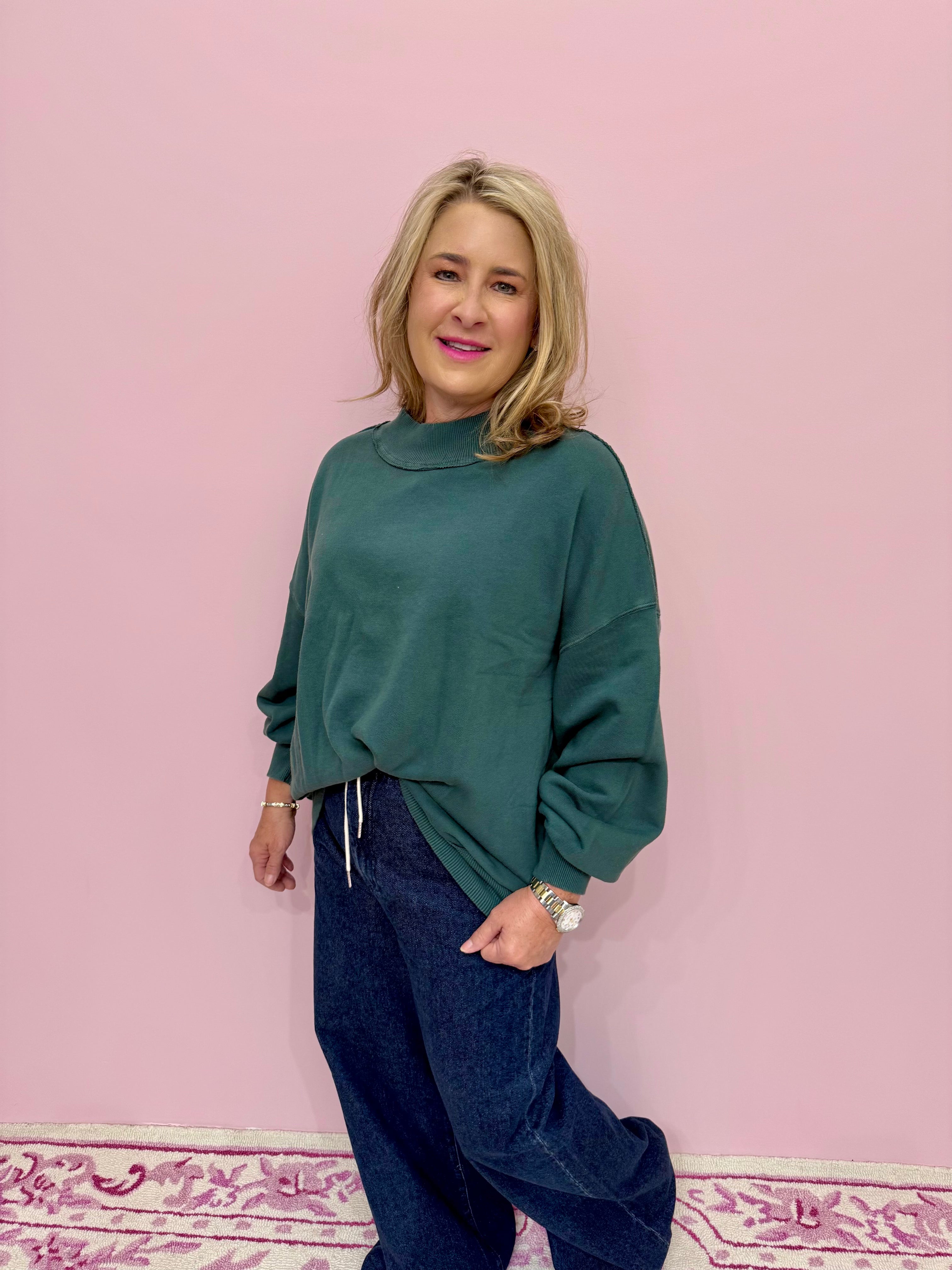 Palm Springs Turtleneck - Seamoss