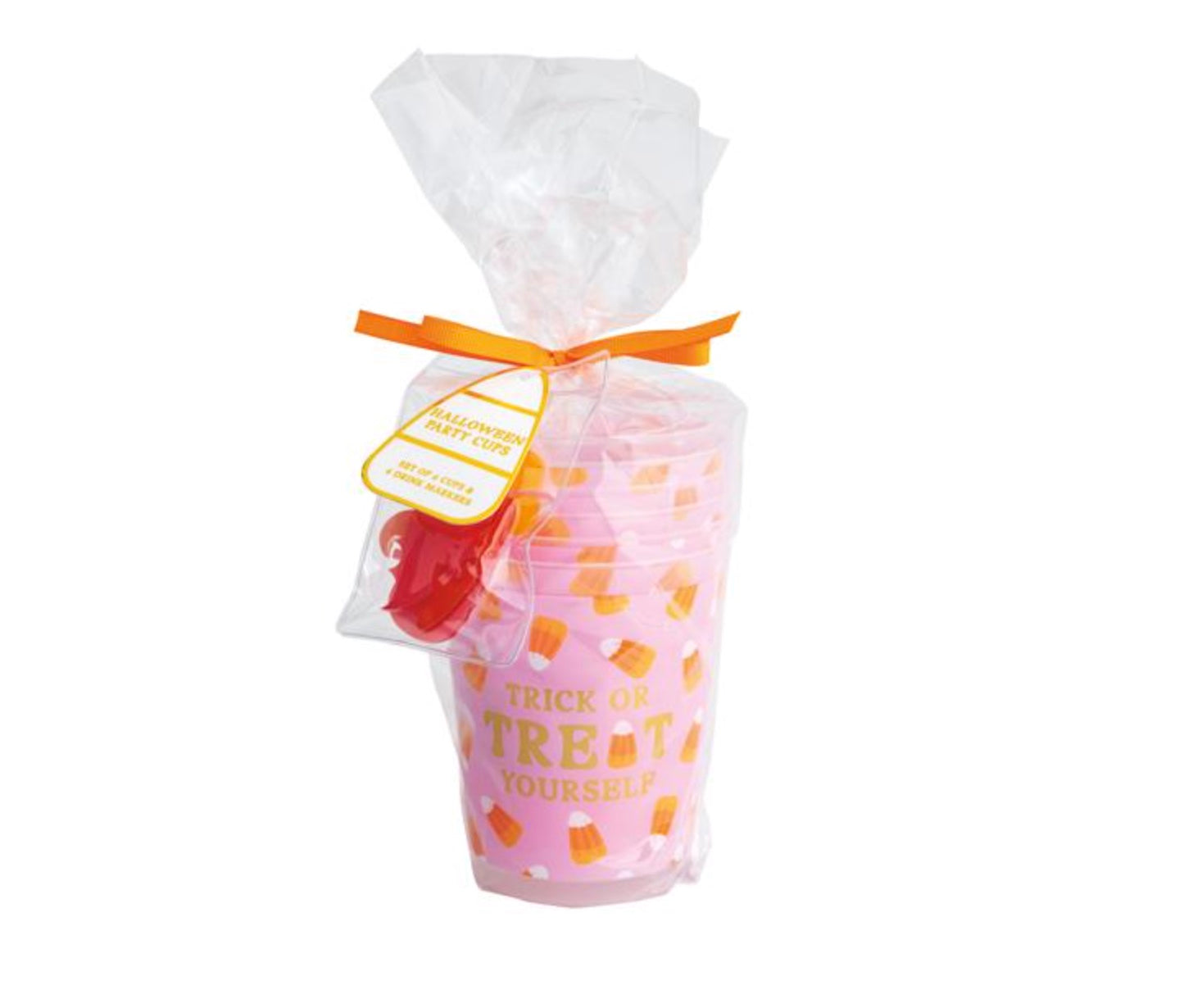 Halloween Acrylic Party Cup Set - Candy Corn