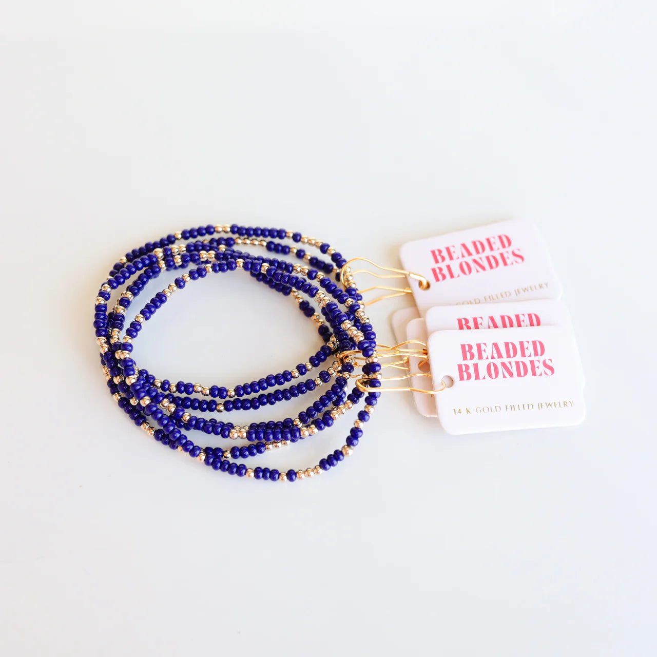 Navy Sprinkle Bracelet