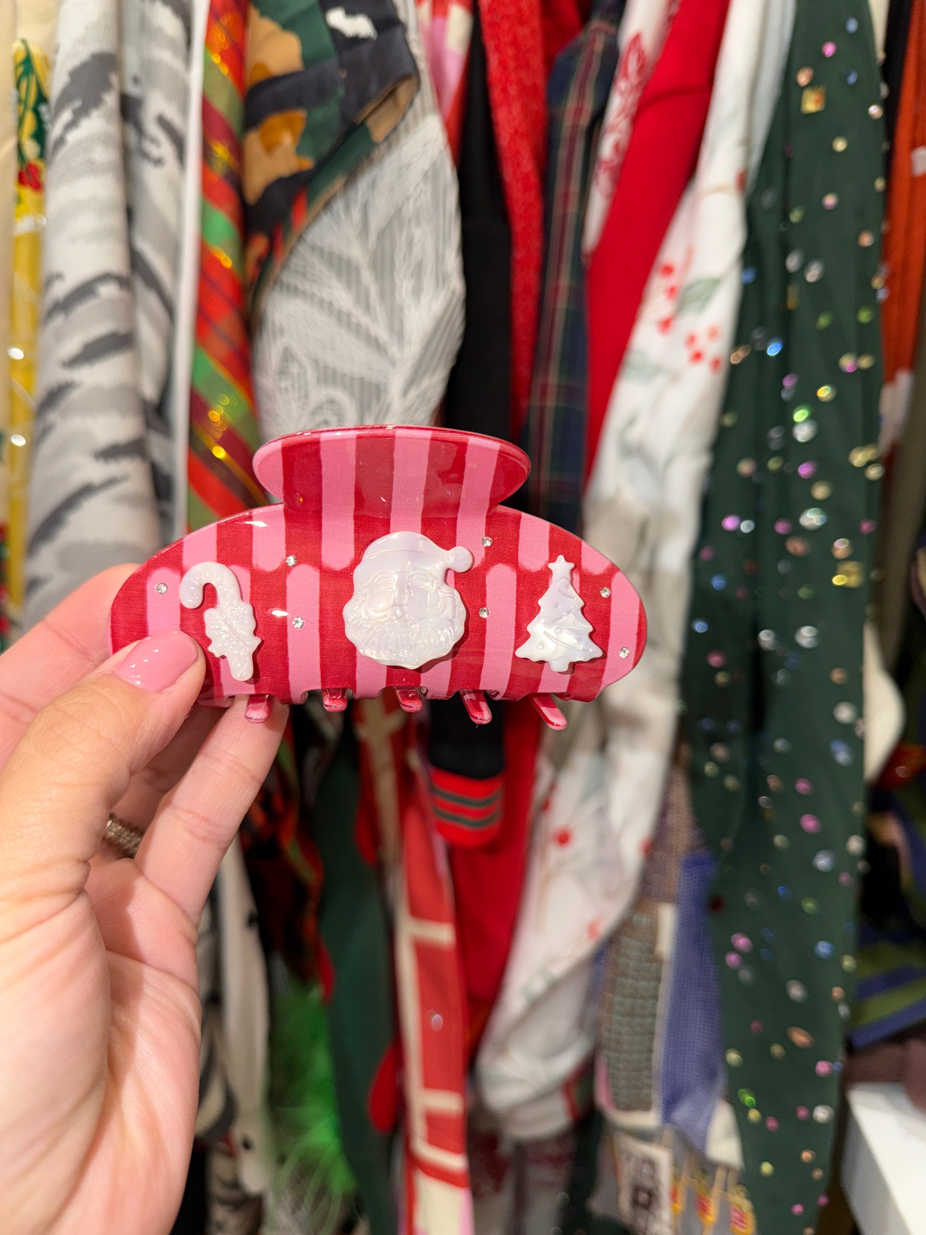 Christmas Claw Clips