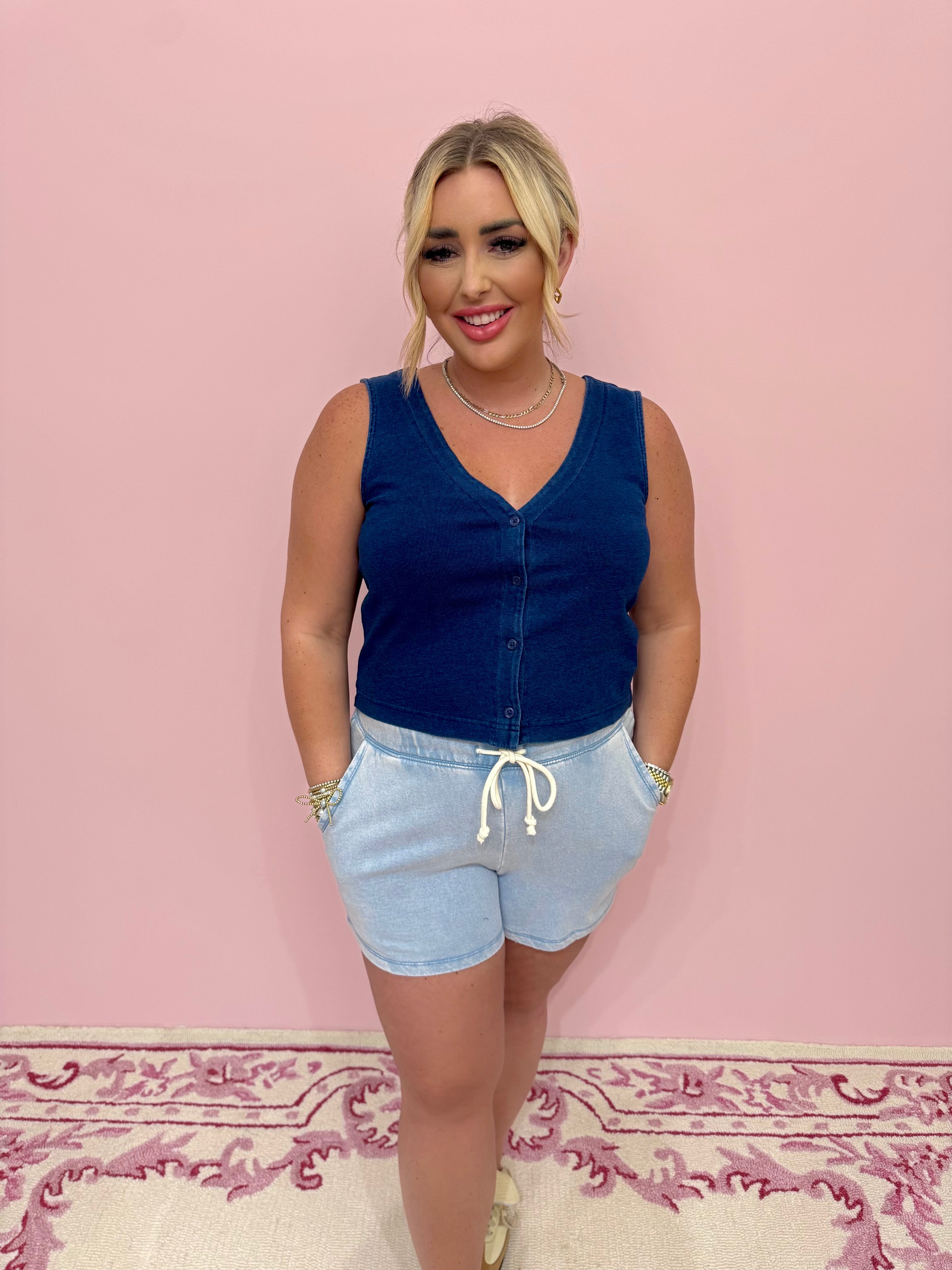 Hunter Knit Denim Short