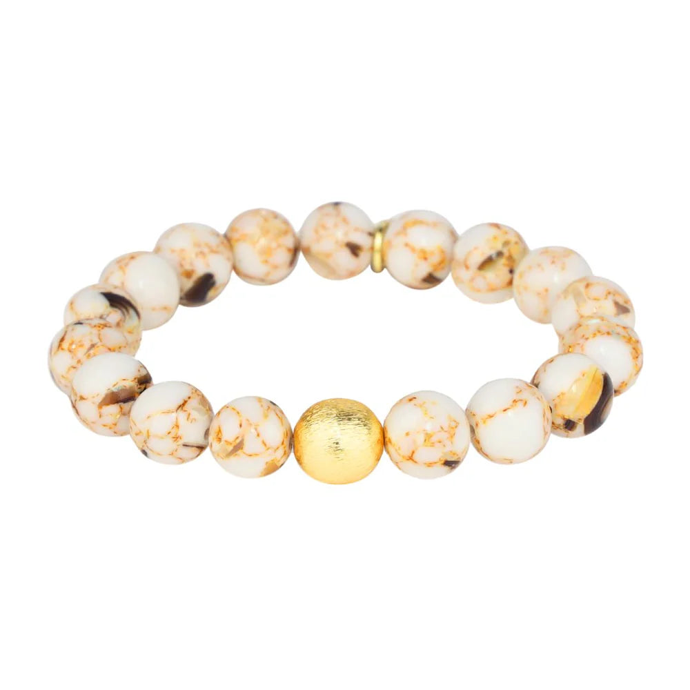 Marble Beaded Bracelet Etoile