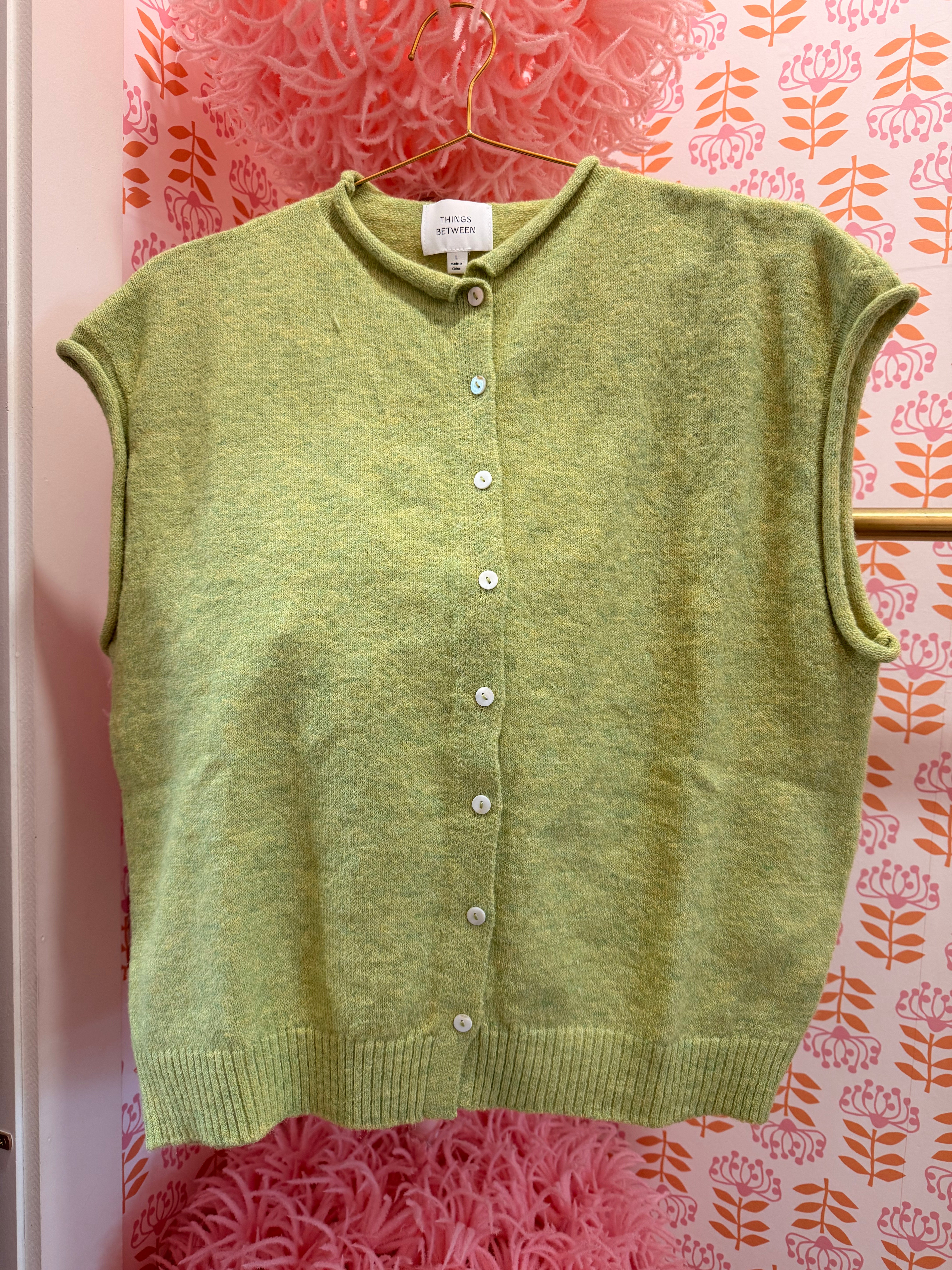 Sweater Vest Cardigan