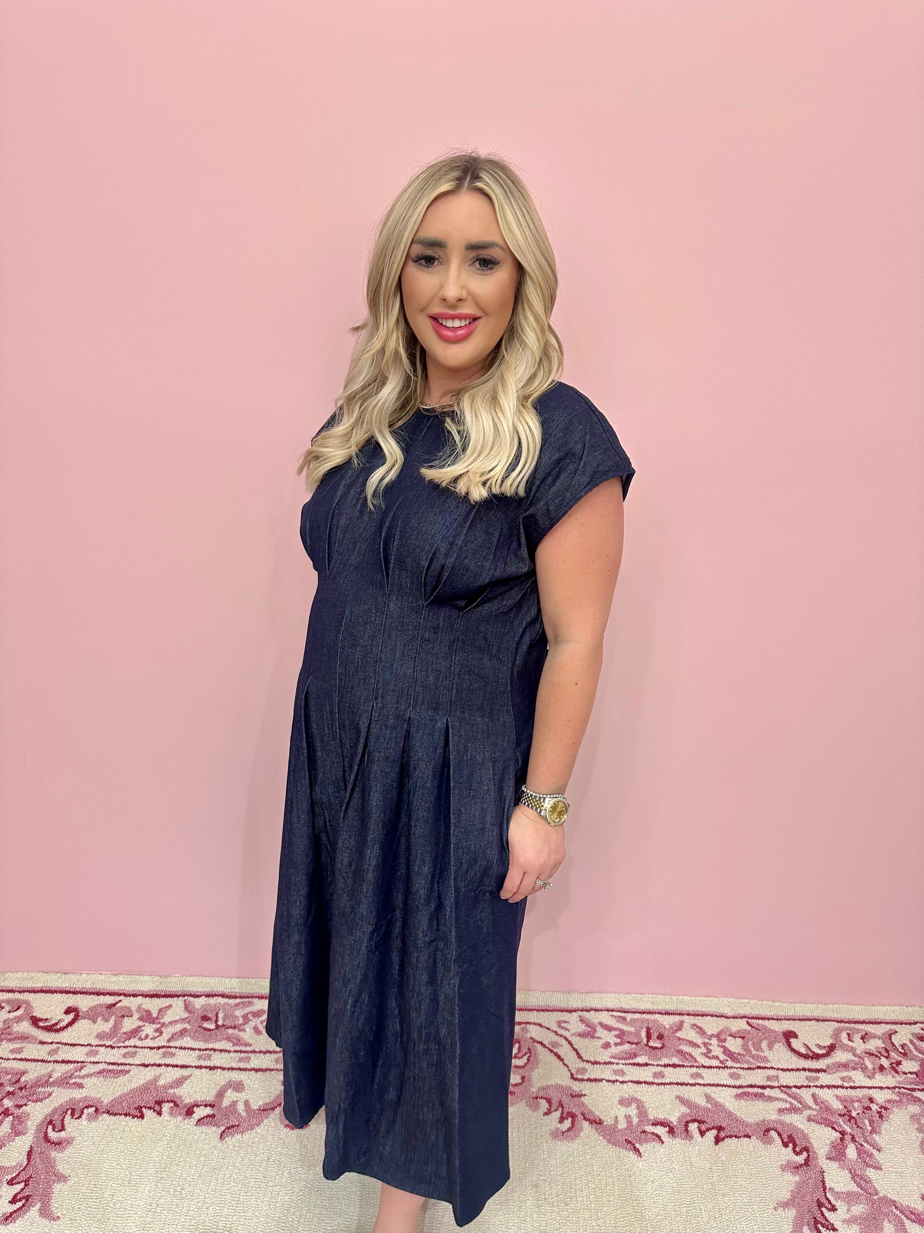 Smith Denim Midi Dress