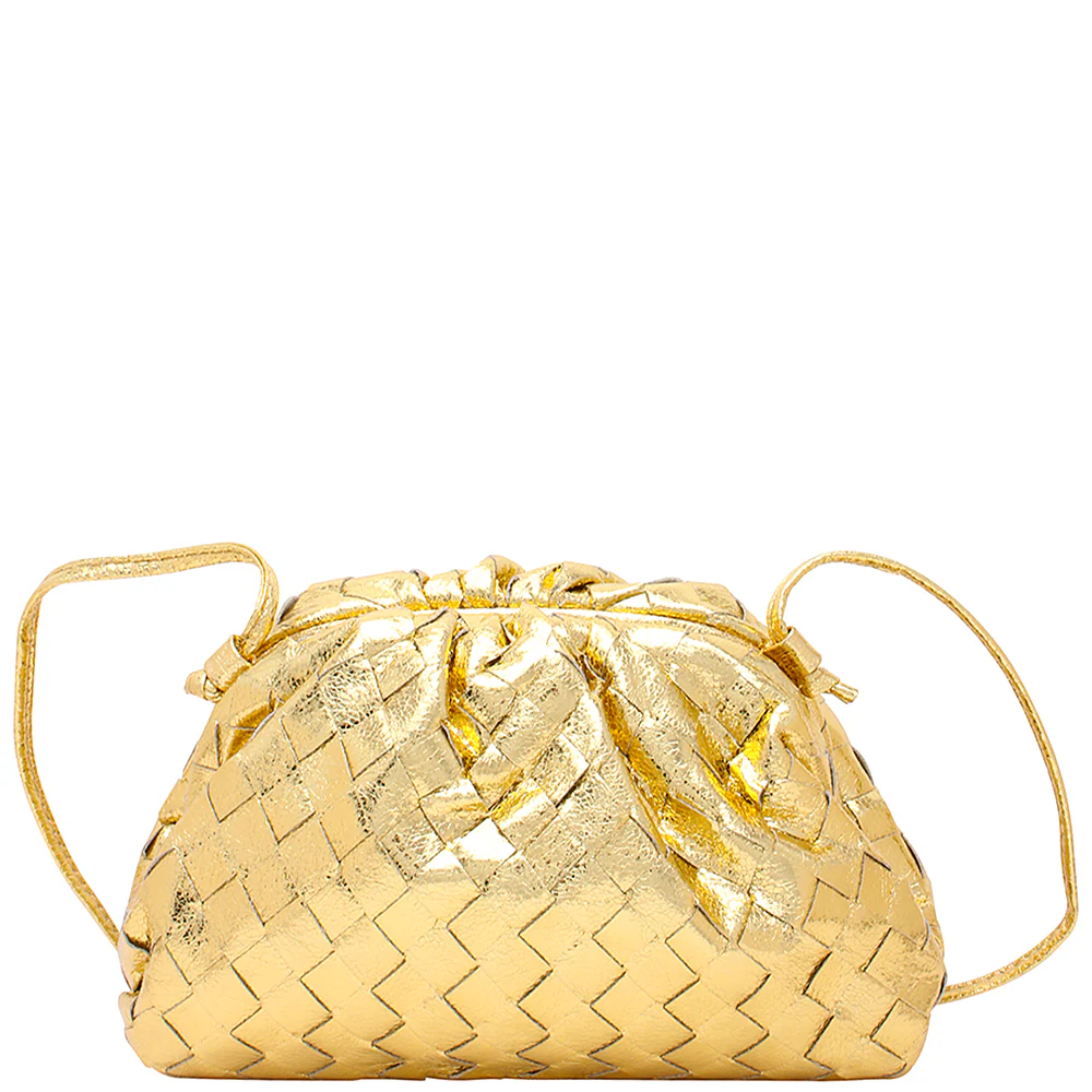 Woven Cloud Clutch