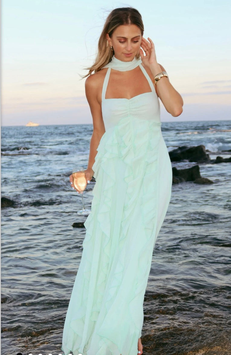Gemma Ruffle Maxi Dress