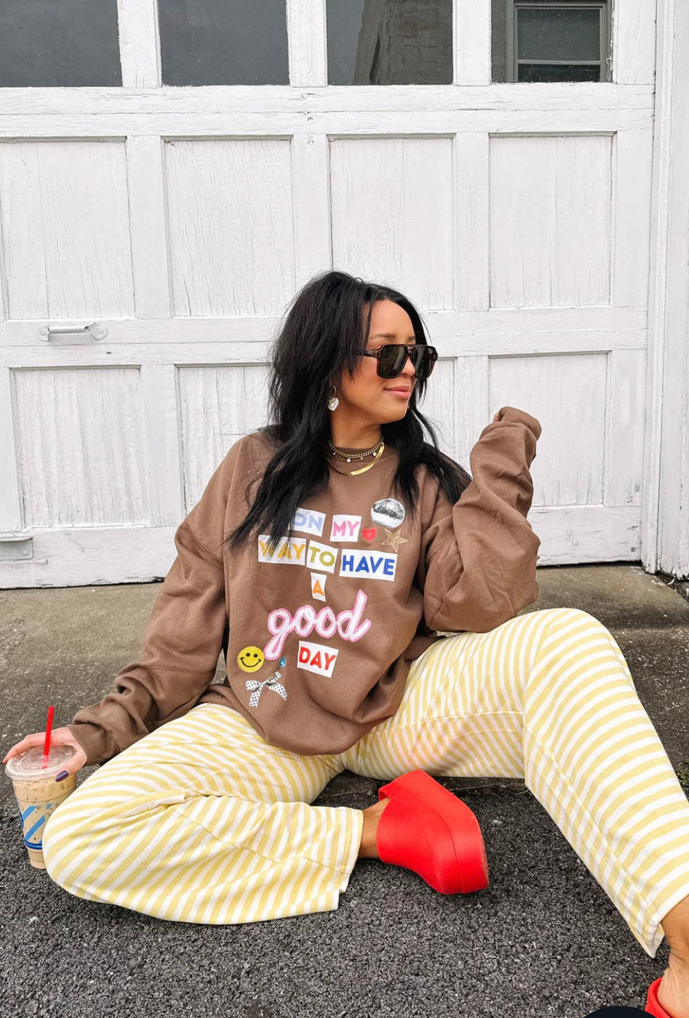 On My Way to a Good Day Sweatshirt