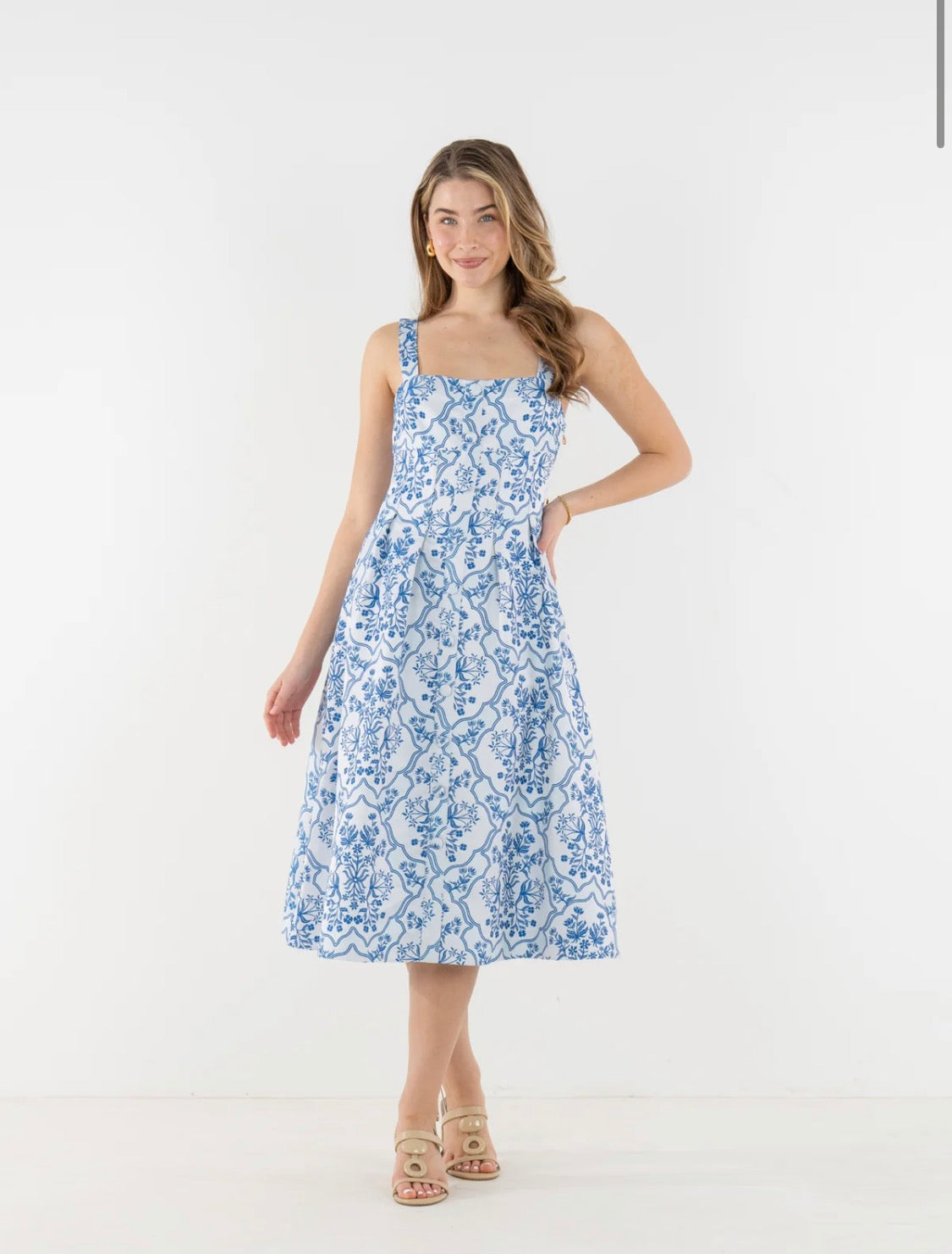 Constance Midi Dress- Emily McCarthy