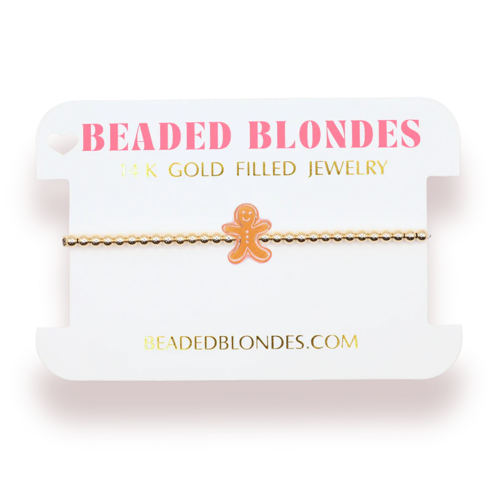 Gingerbread Man Bracelet