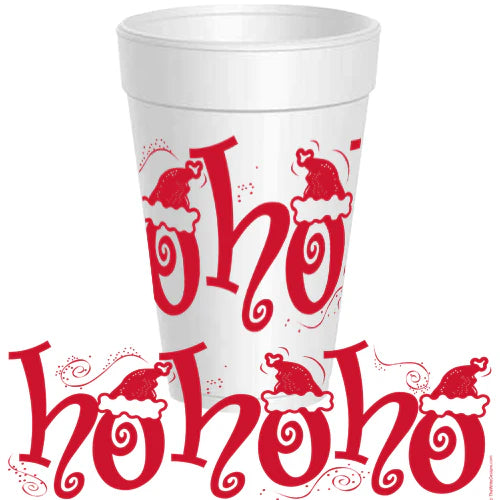 Holiday Styrofoam Cups