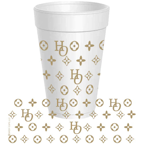 Holiday Styrofoam Cups