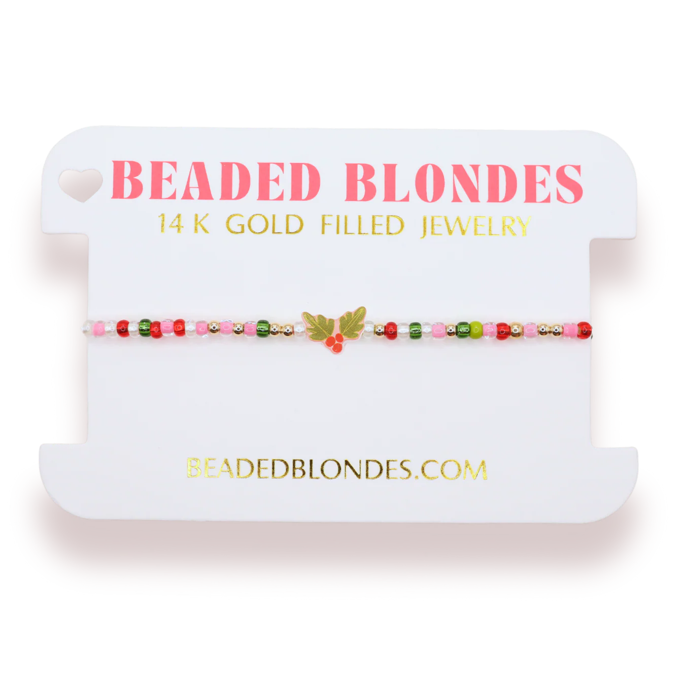 Holly Sprinkle Bracelet - Beaded Blondes