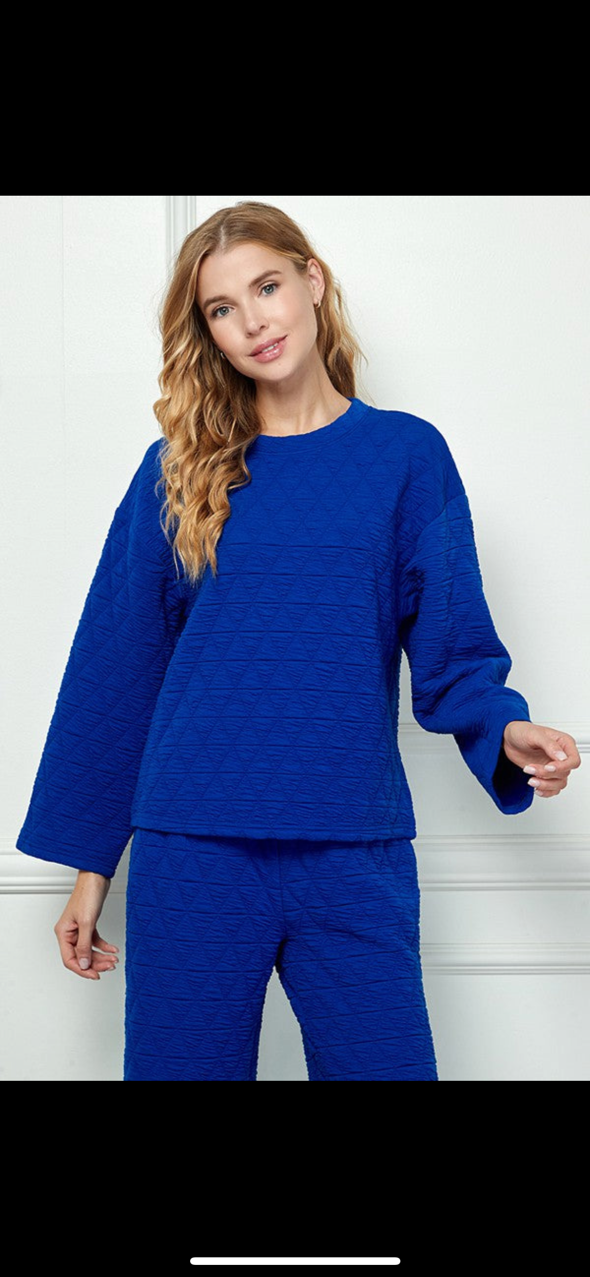 Kenneth Quilted Long Sleeve Top