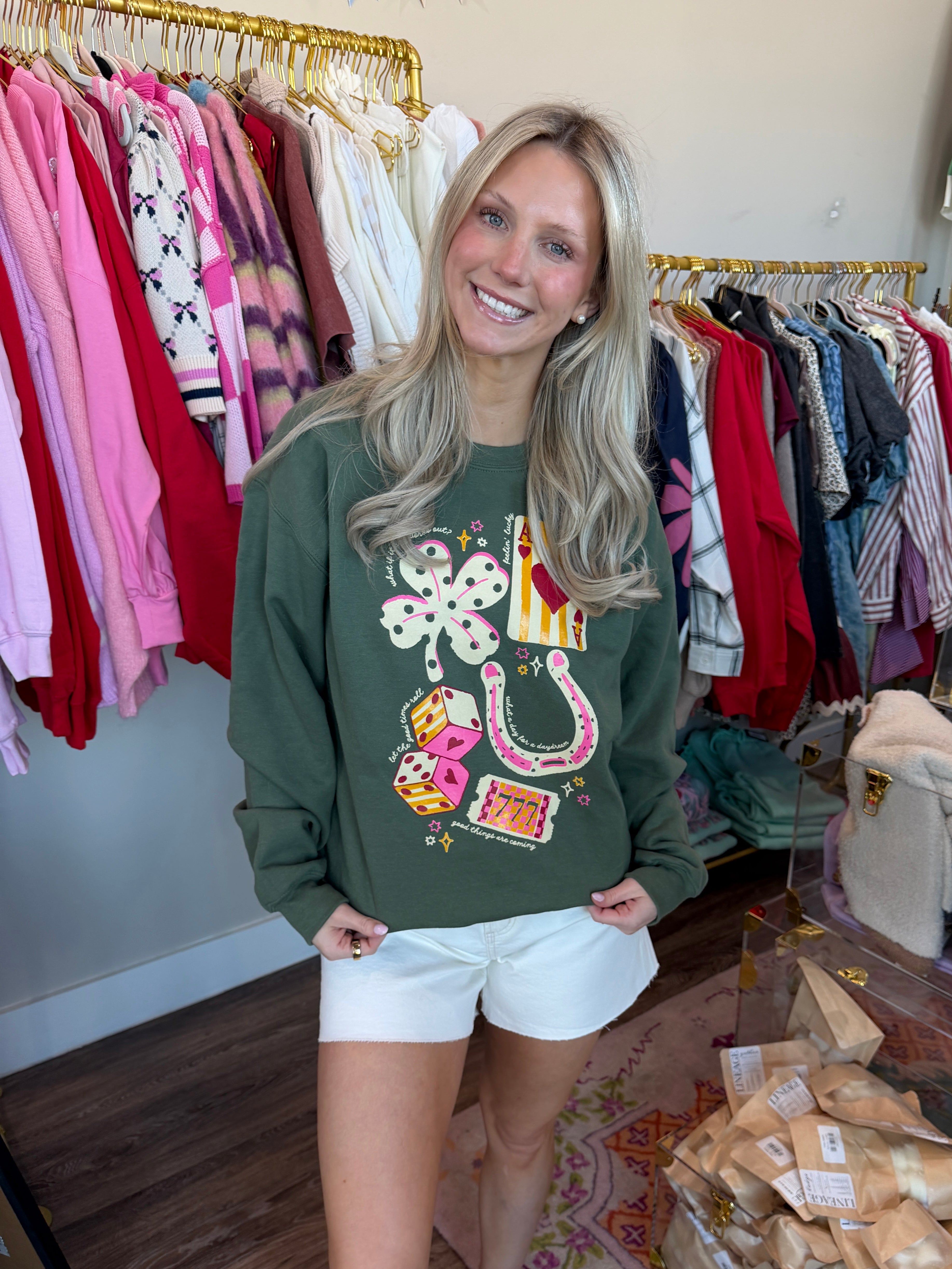 Good Luck Trinkets Sweatshirt