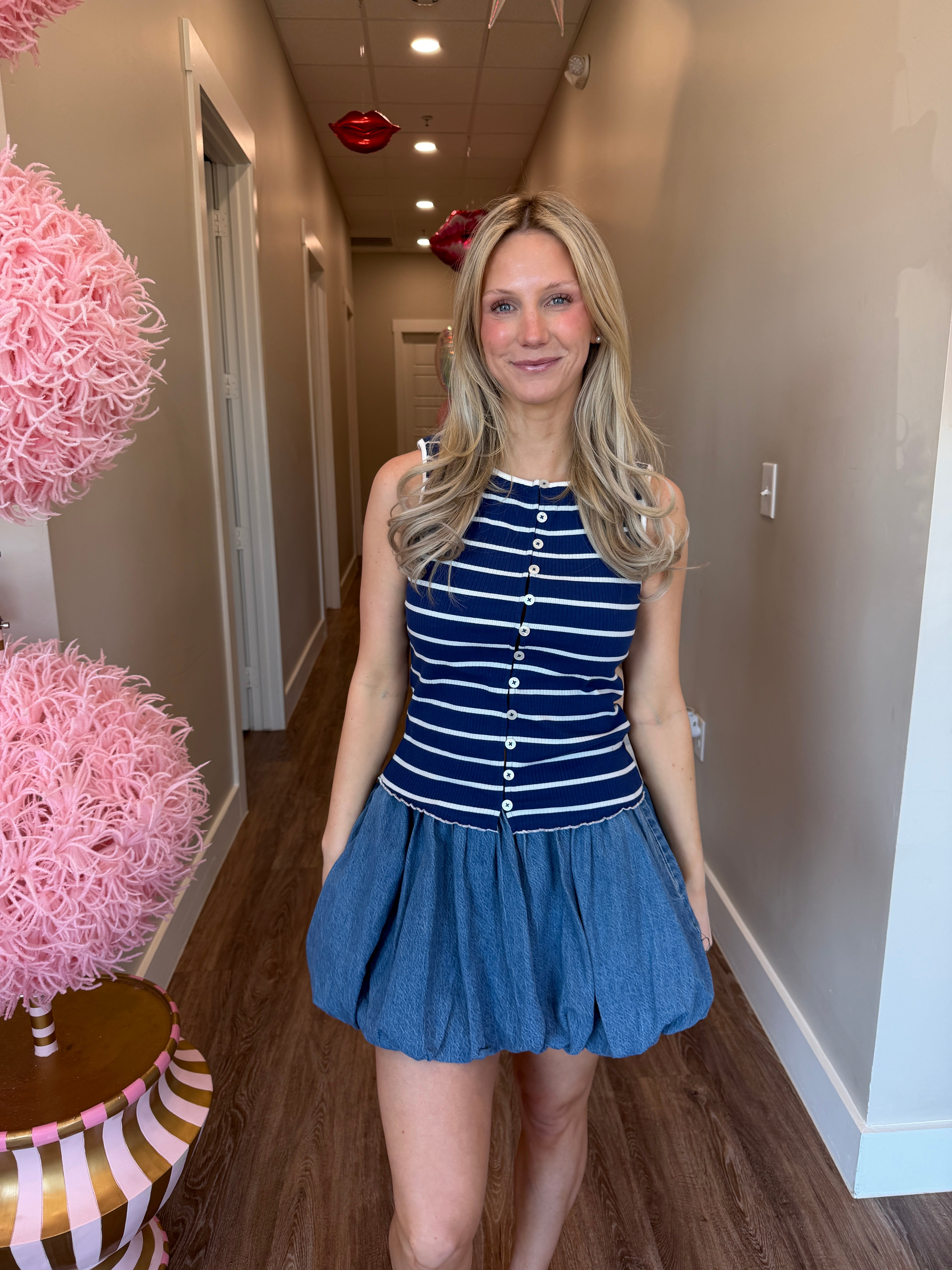 Tilly Striped Tank- Free People