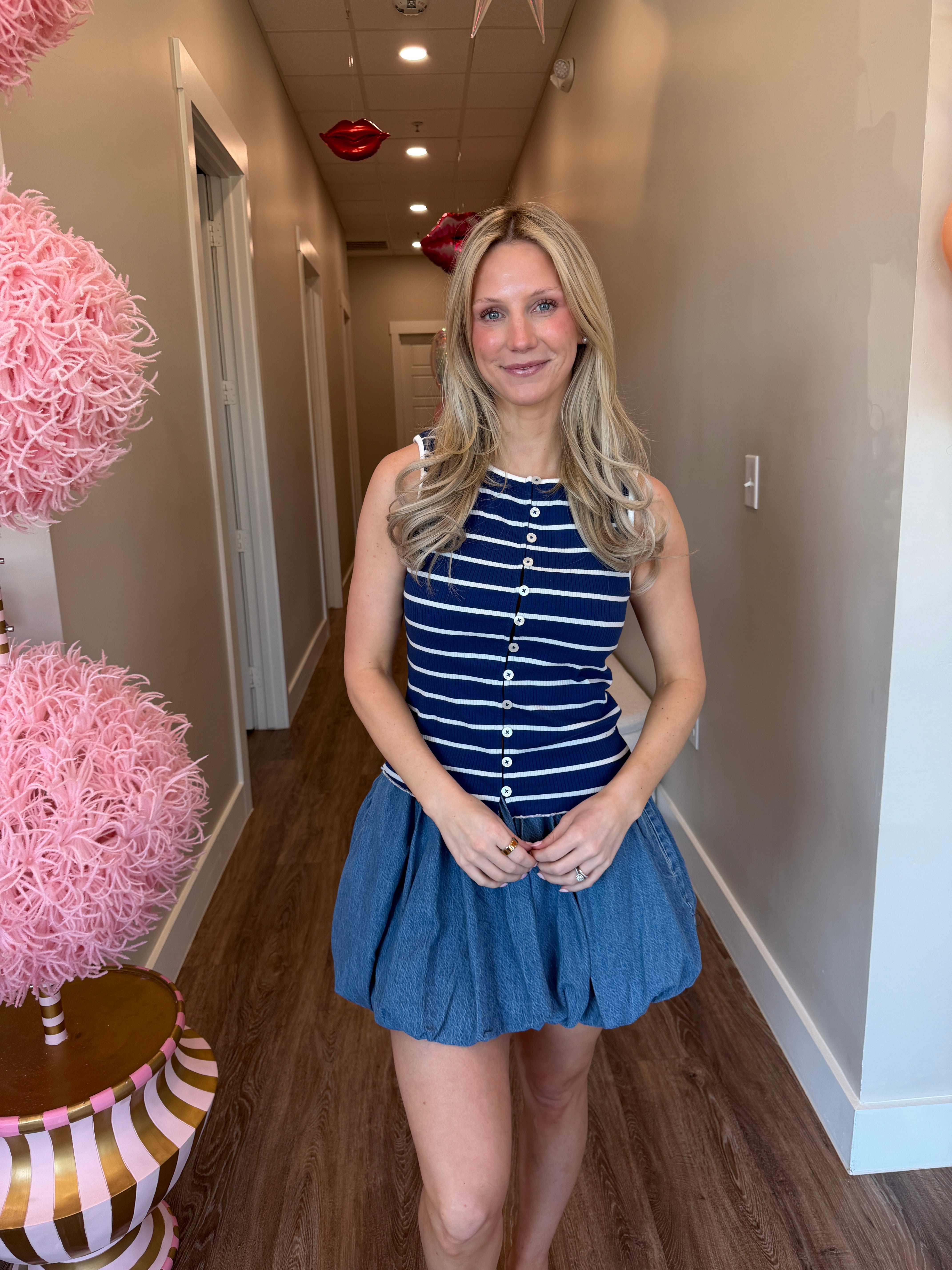 Tilly Striped Tank- Free People