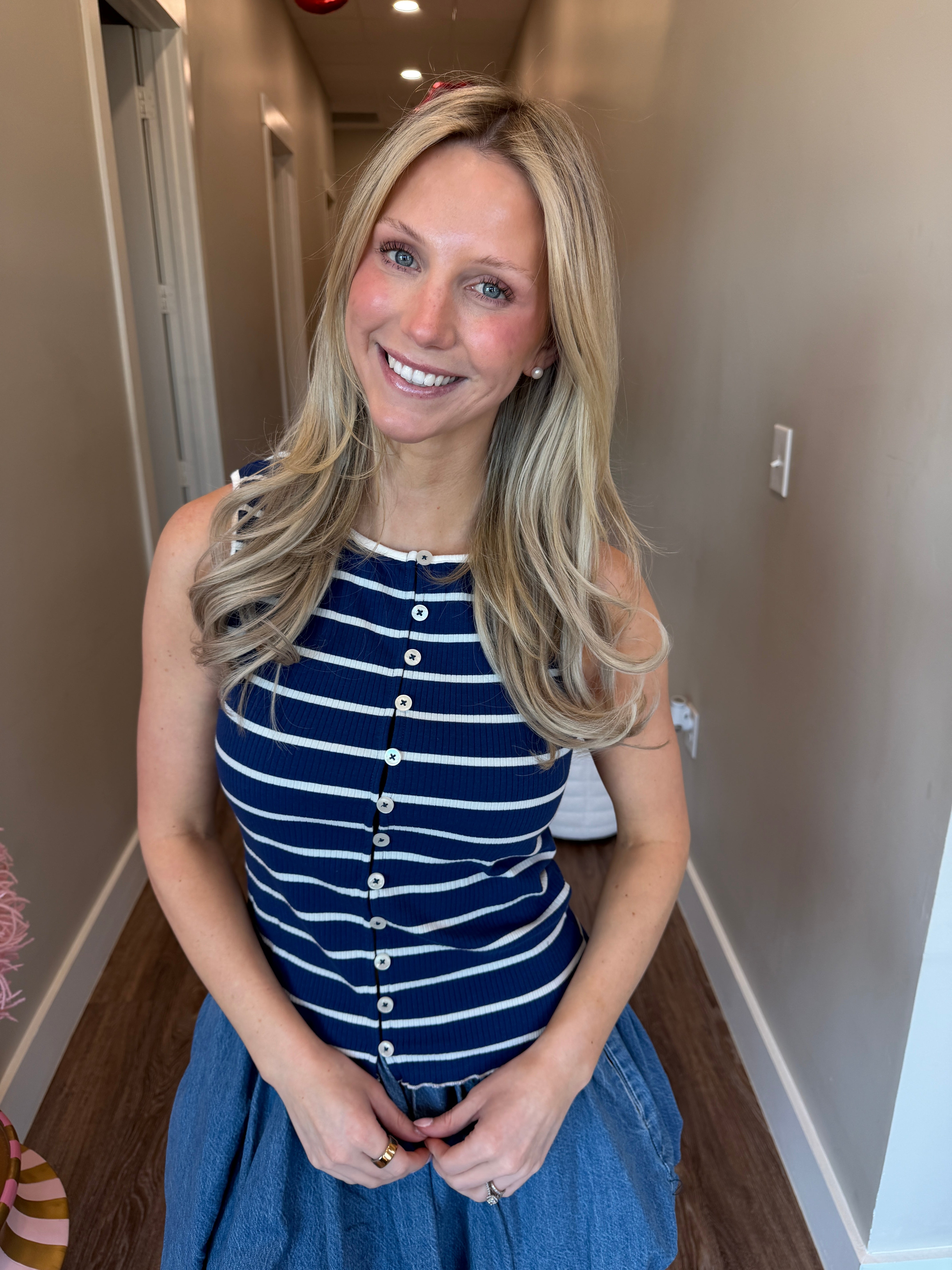 Tilly Striped Tank- Free People