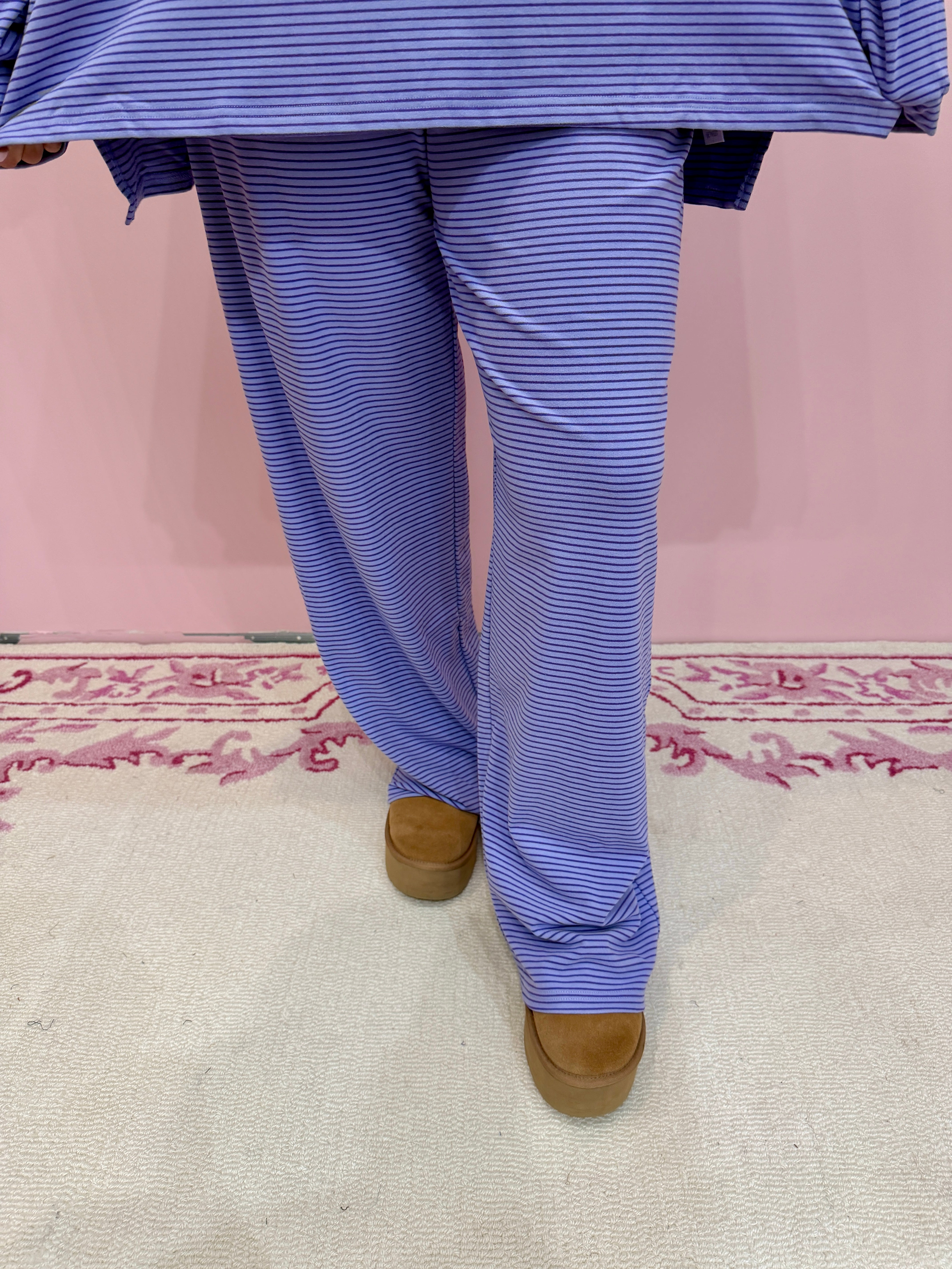 Striped Fleece Pants