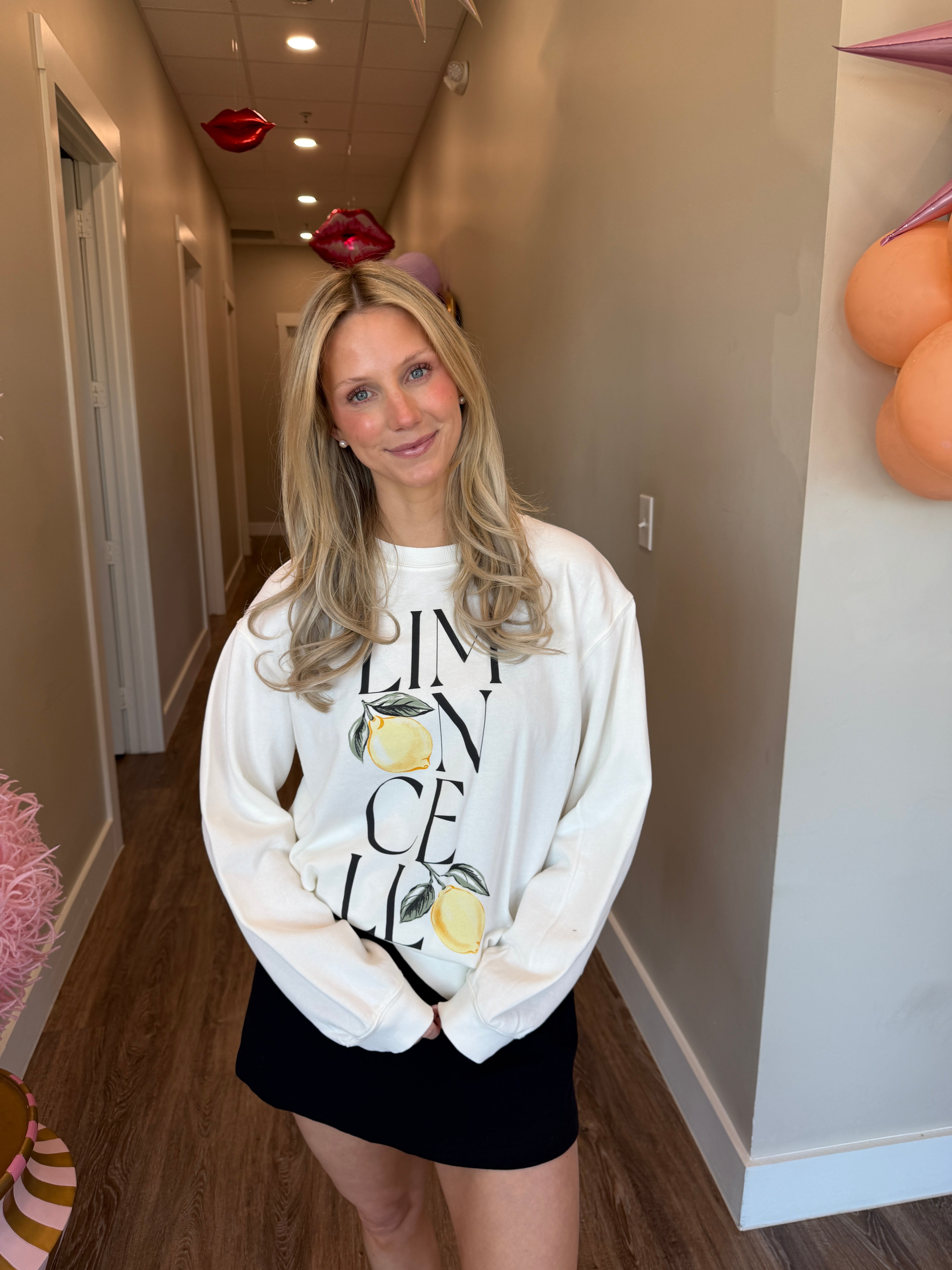 Limon Boyfriend Sweatshirt Sea Salt