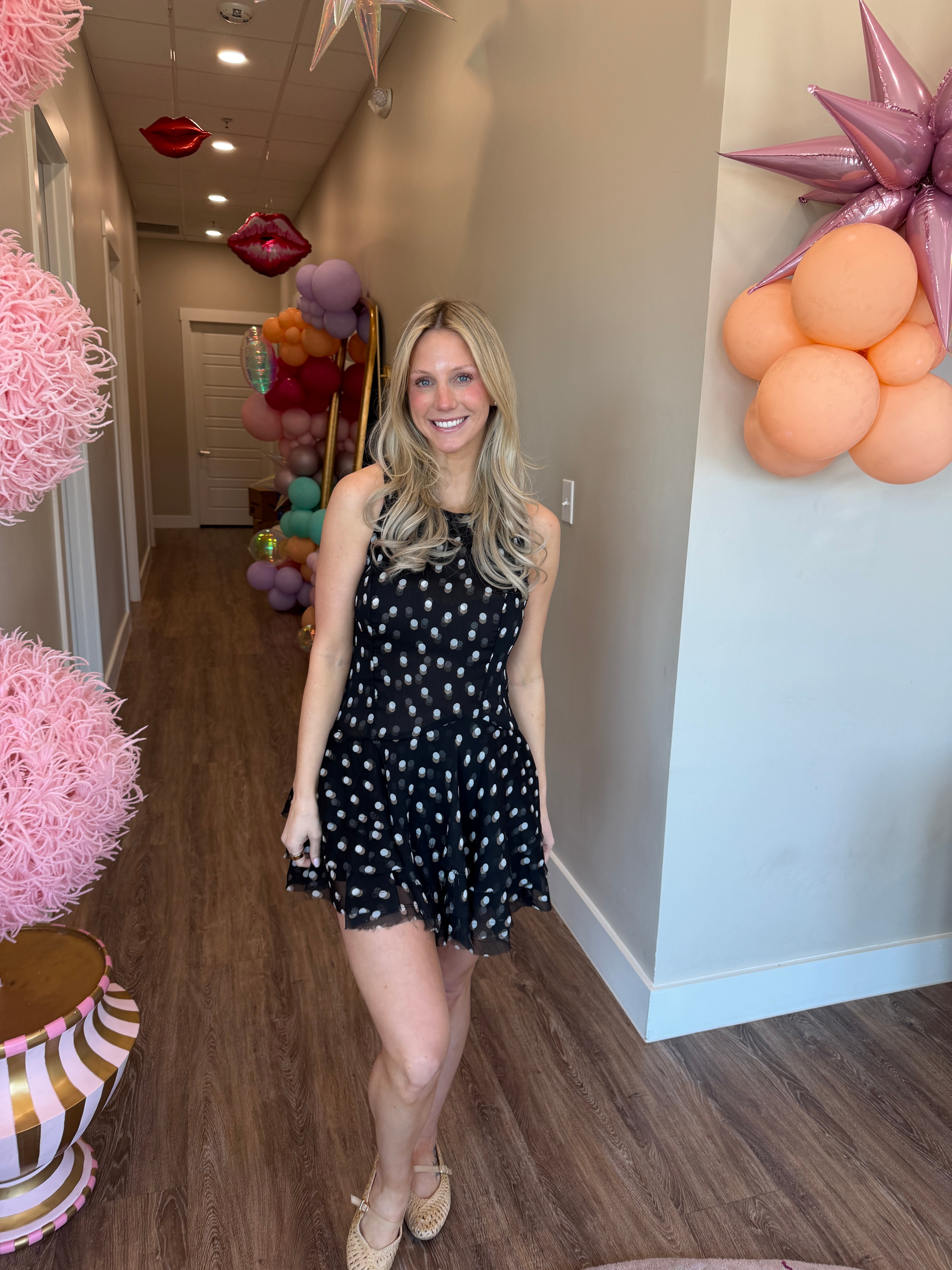 Raven Printed Mini Dress- Free People