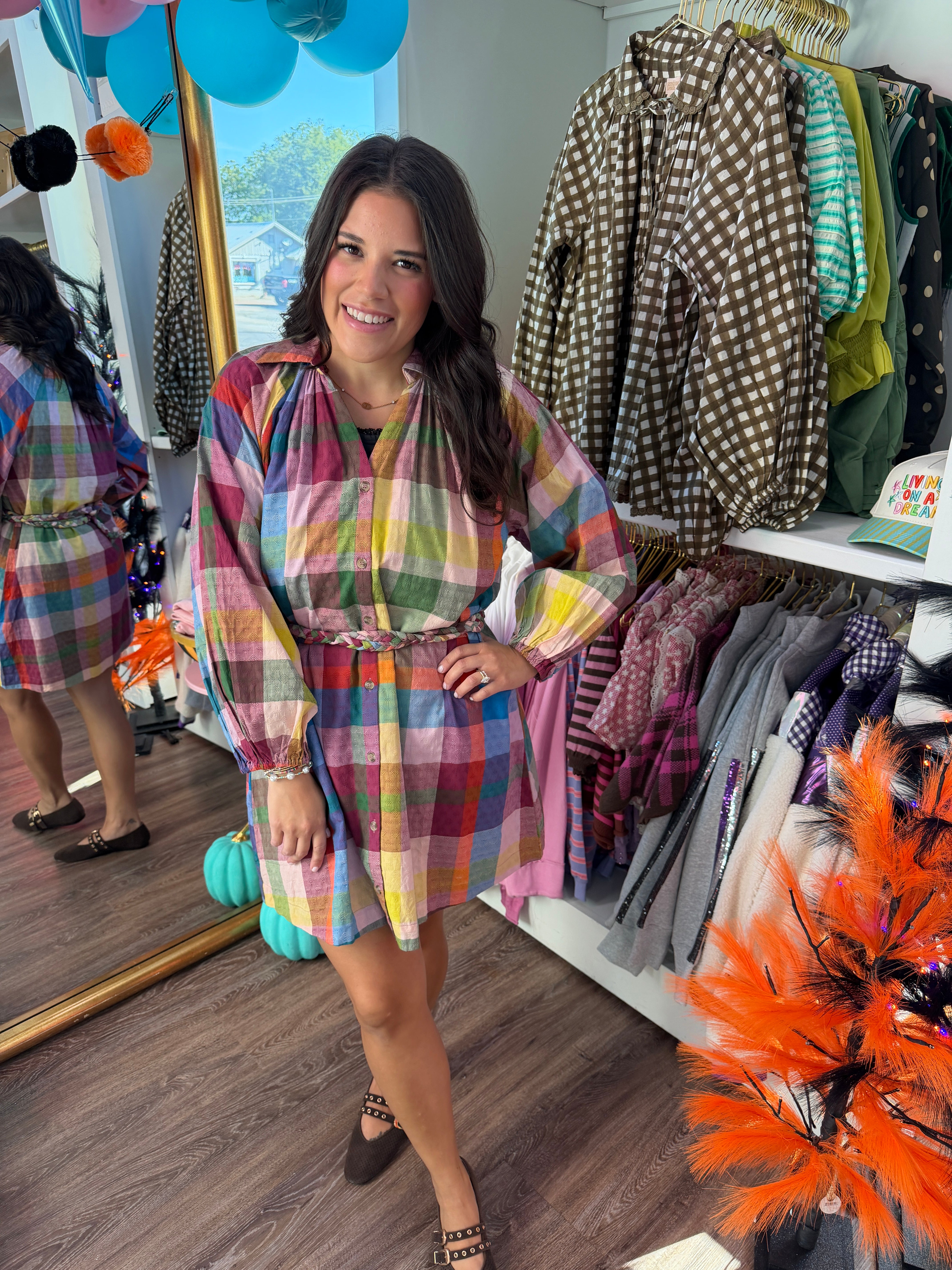 Harbor Plaid Pippa Dress
