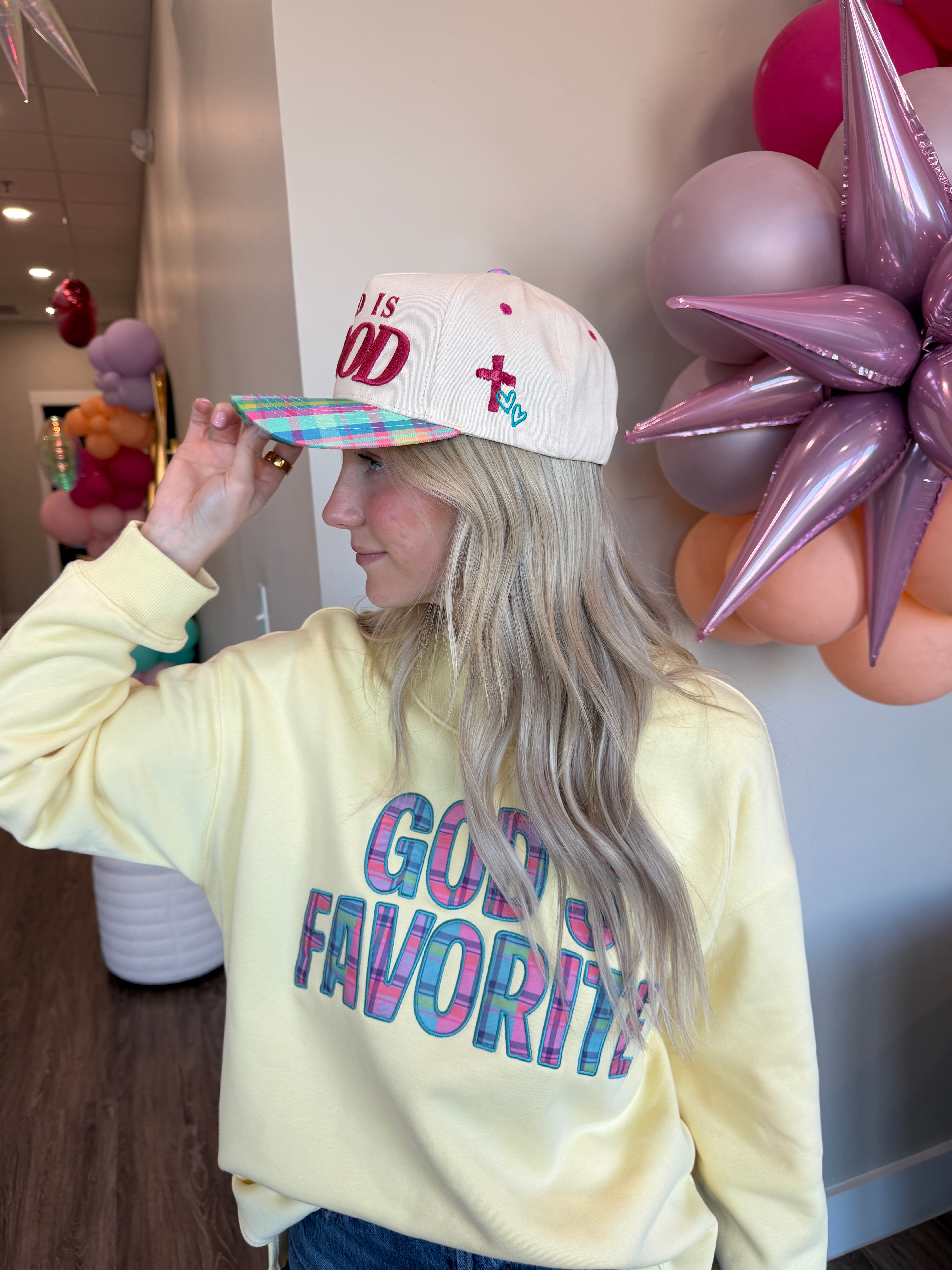 God is Good Canvas Cap