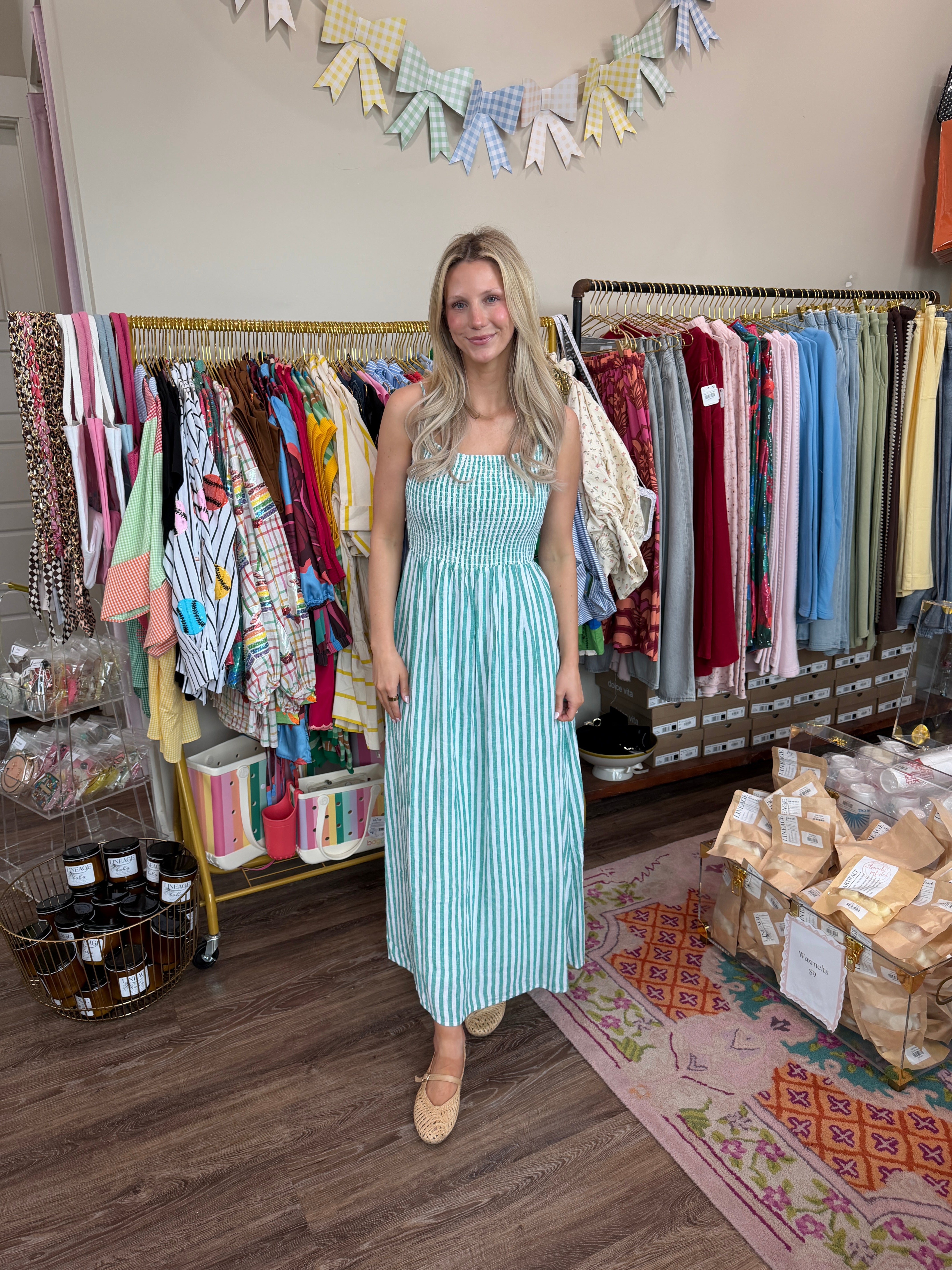 Bayside Chambray Midi Dress