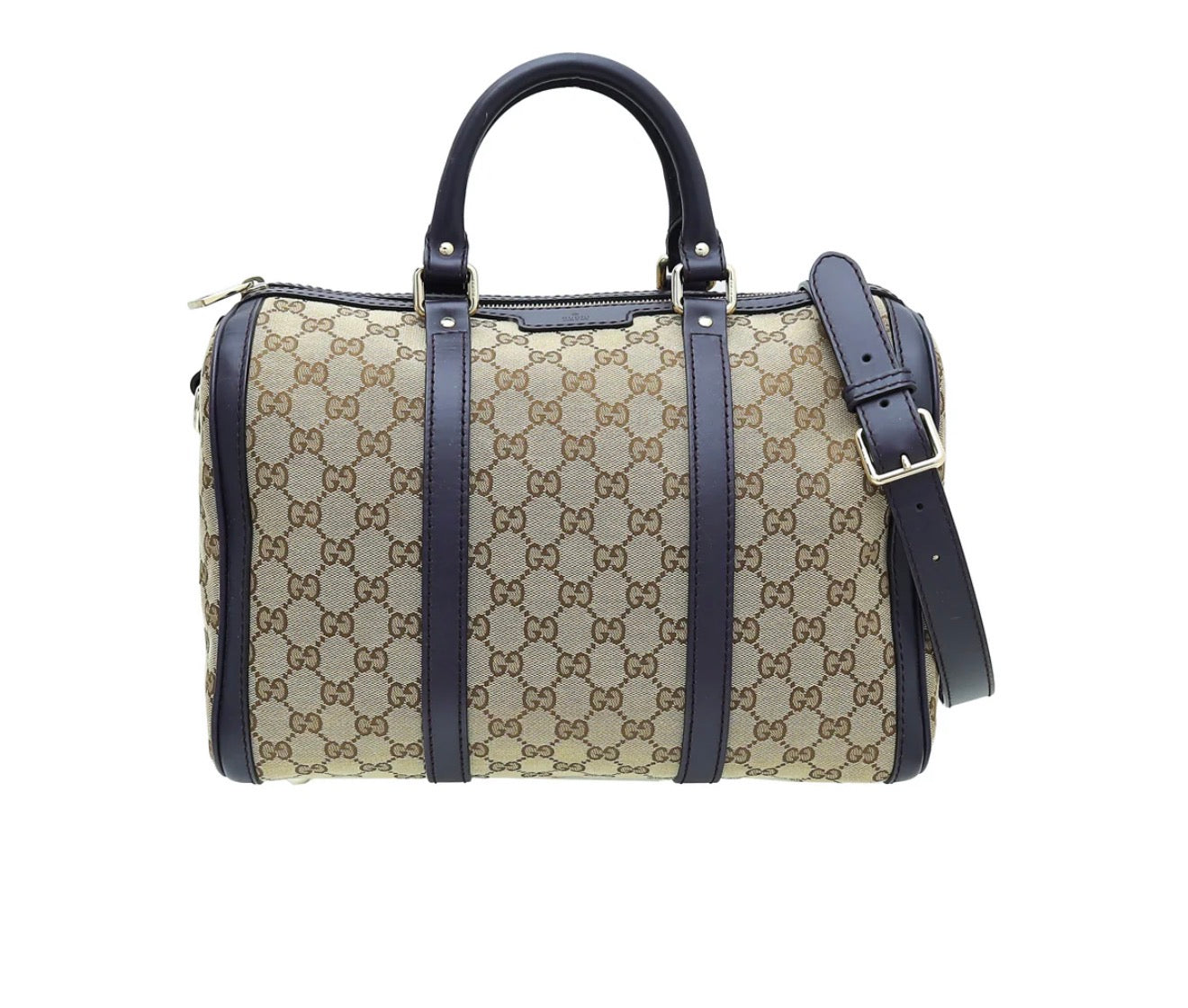 Gucci Canvas Boston Bag