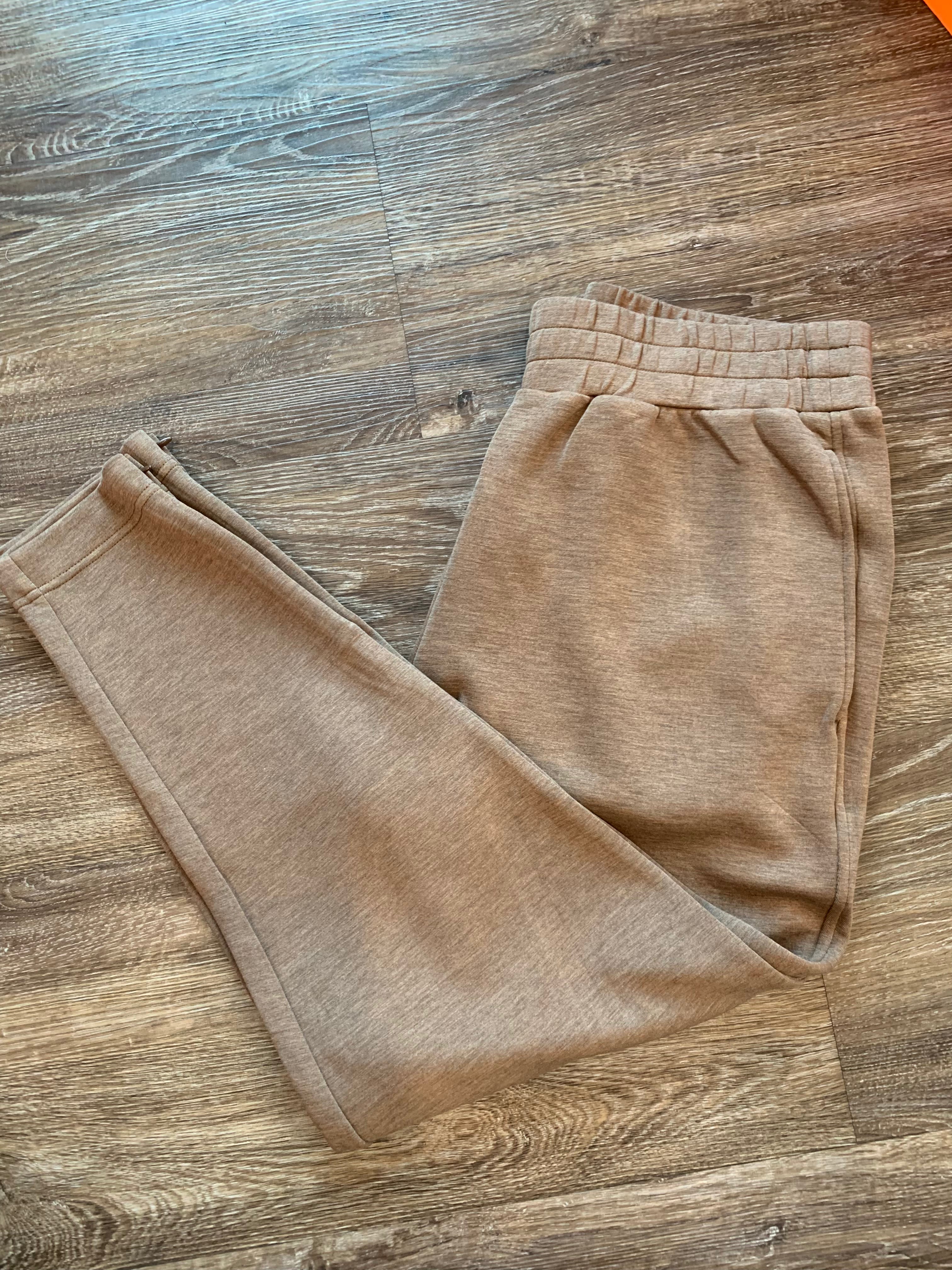The Slim Zip Hem Pant 26 - Golden Bronze Marl - Varley
