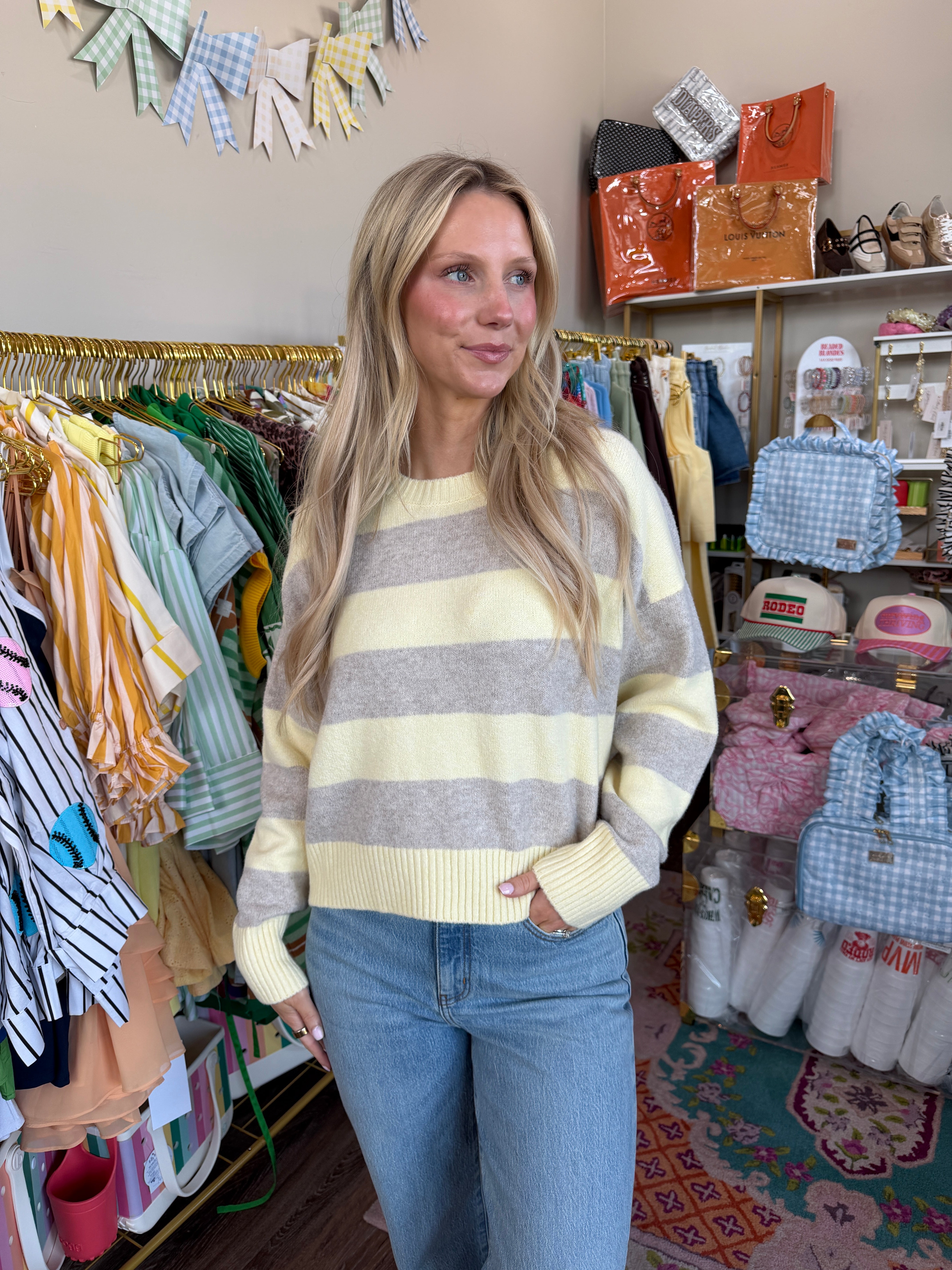 Circus Stripe Sweater - Sunnyside