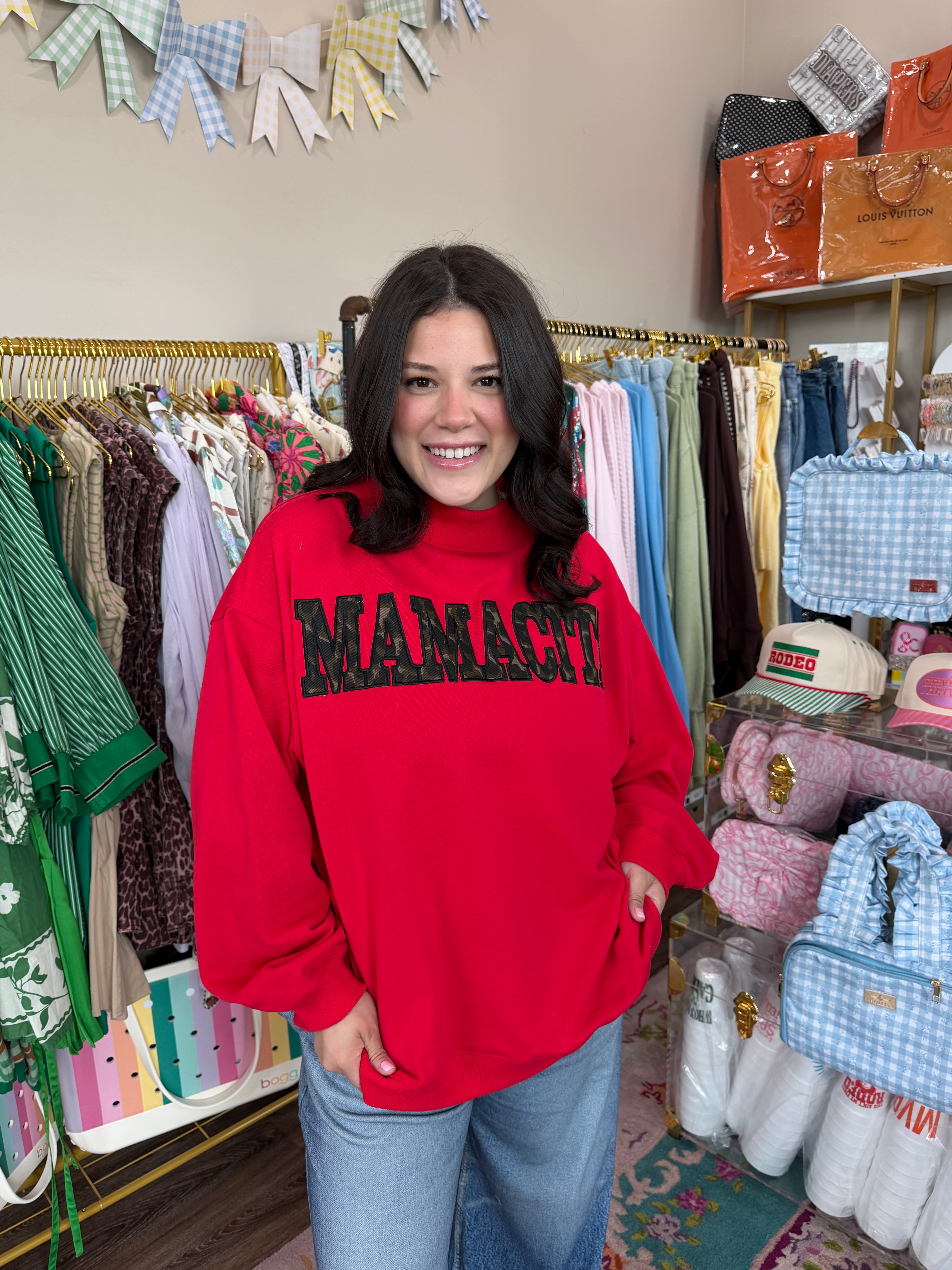 Mamacita Vintage Mock Neck