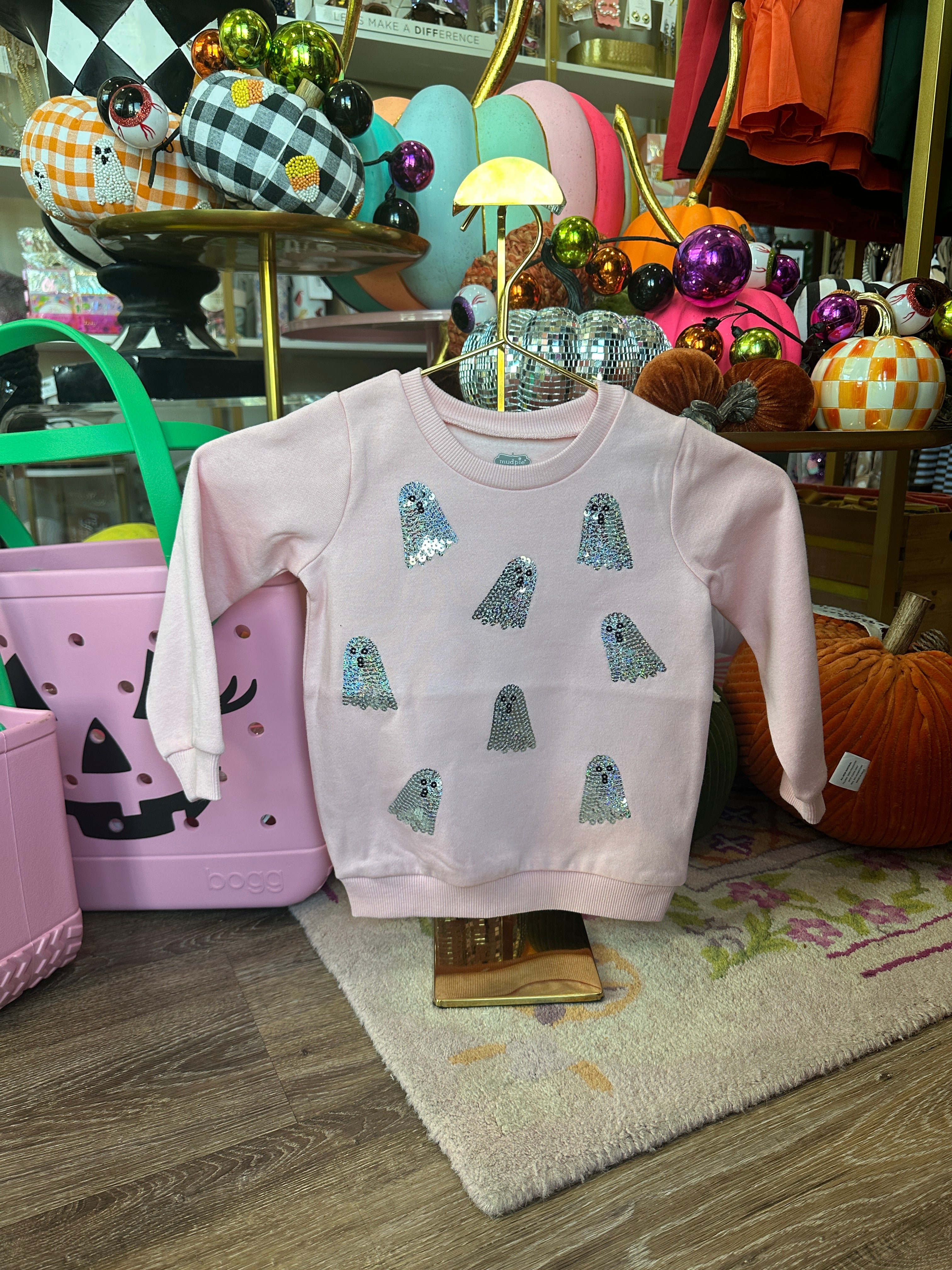 Infant Sparkle Ghosts Sweatshirt