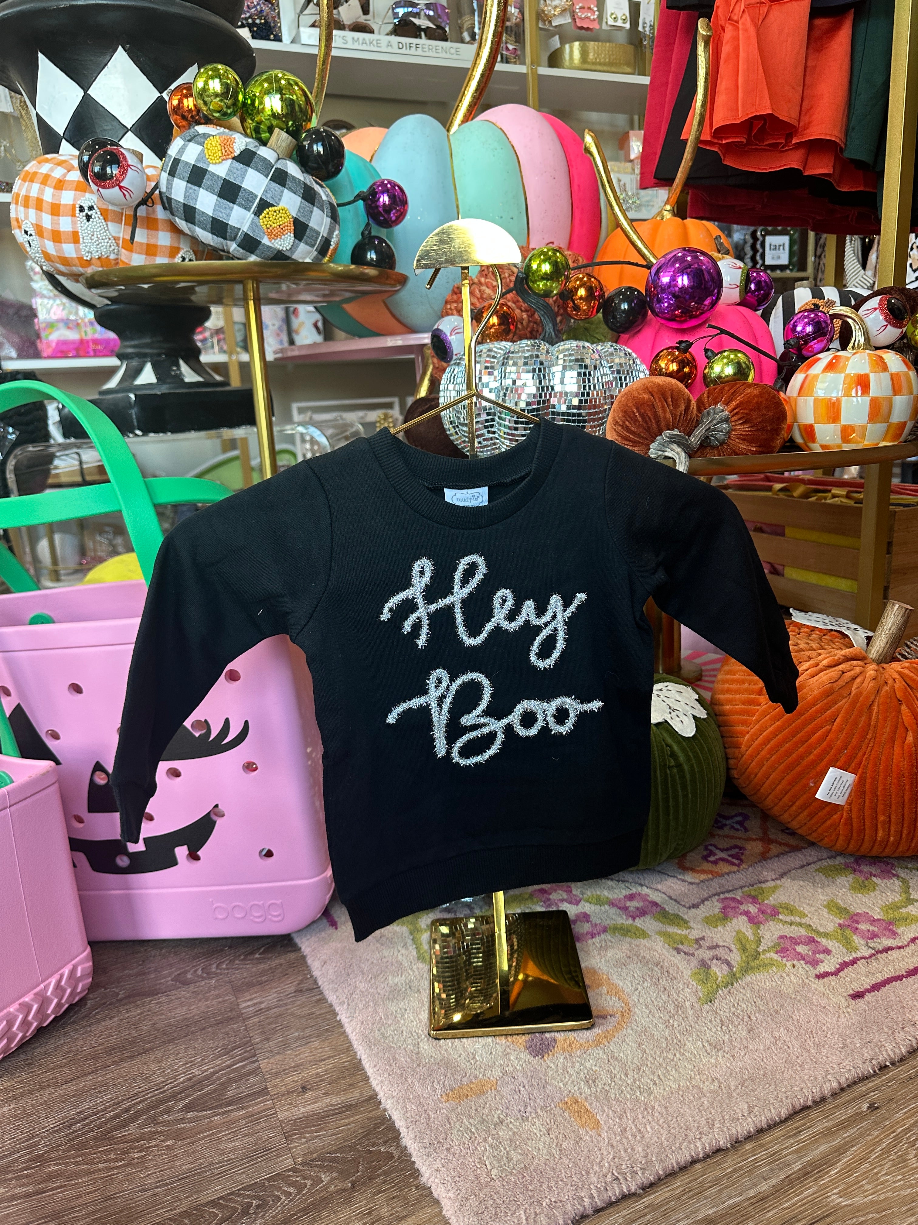 Hey Boo Little Ghoul Sweatshirt