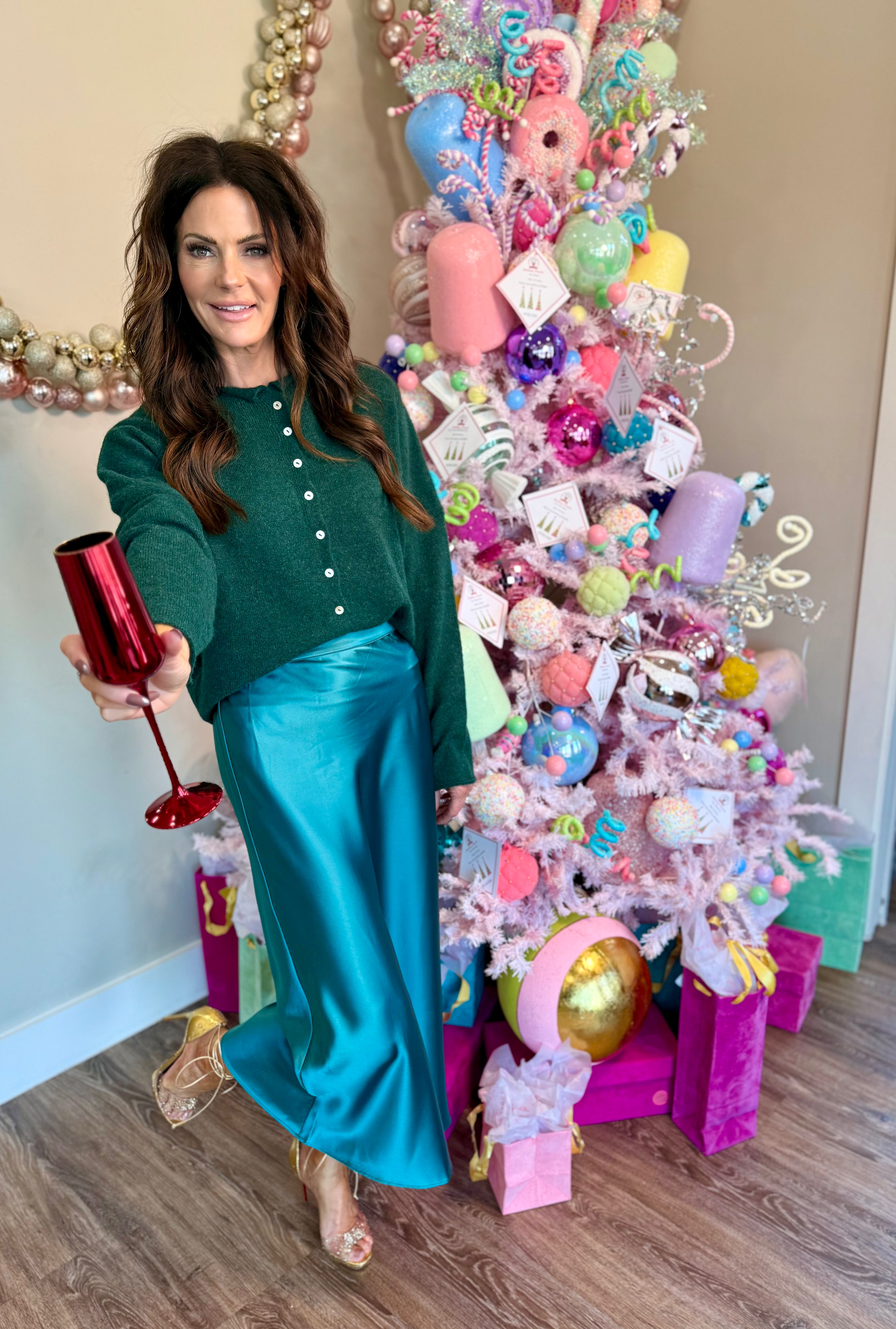 Alaiyah Cardigan Green