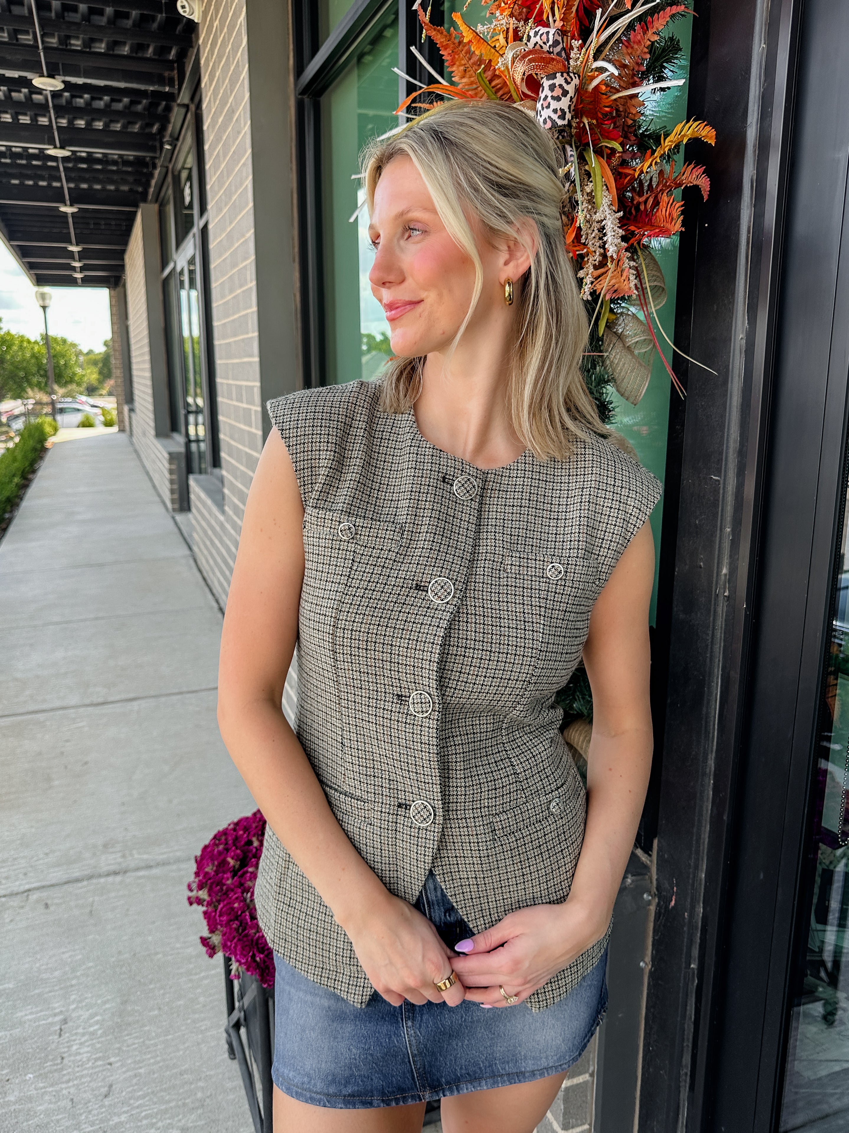 Tori Tweed Vest