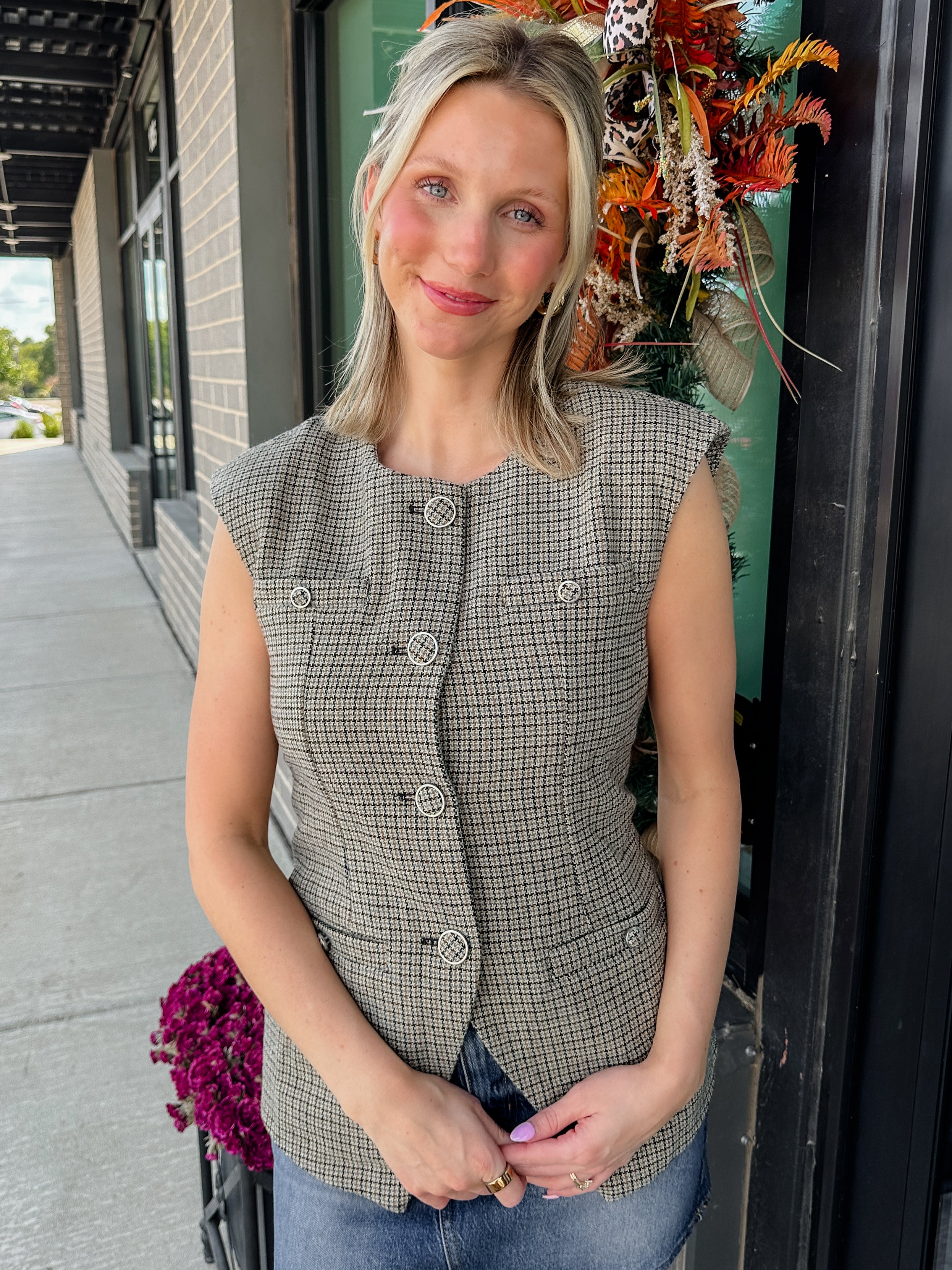 Tori Tweed Vest